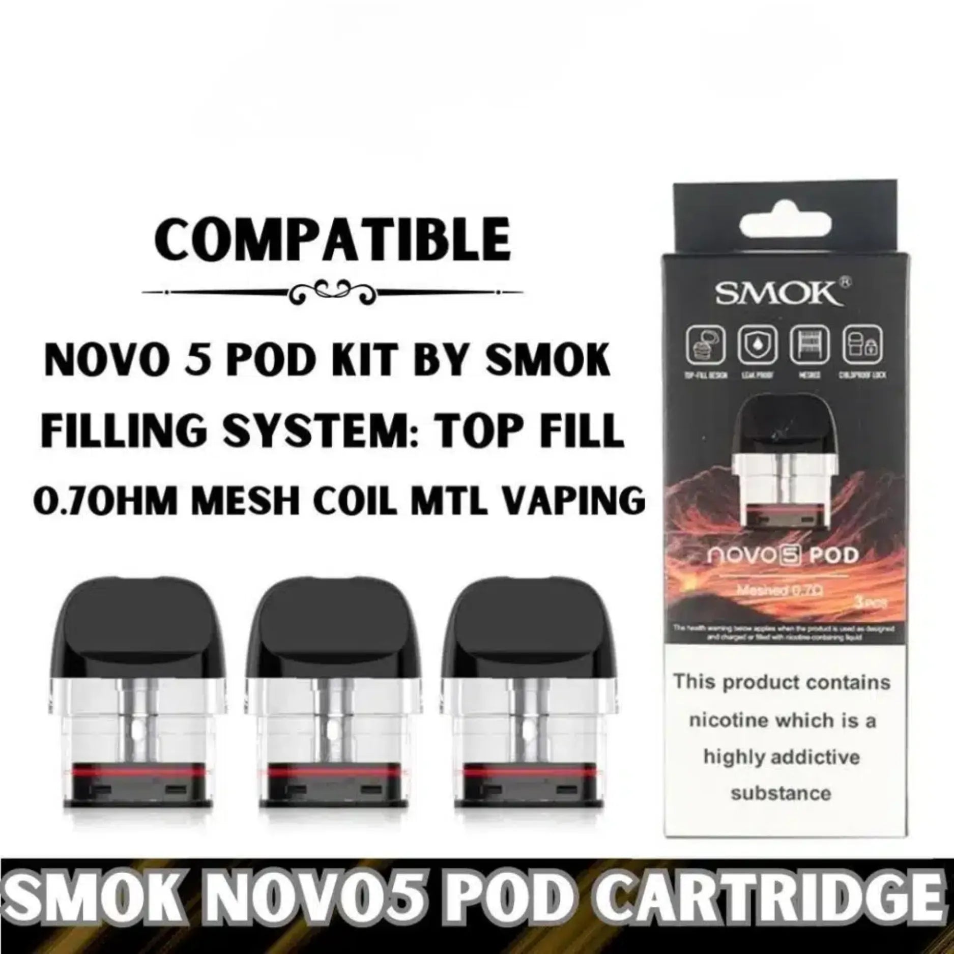 SMOK Novo 5 Replacement Pods