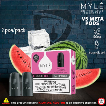 MYLE META V5 Pre-Filled Disposable Vape Pods 2Pcs Pack