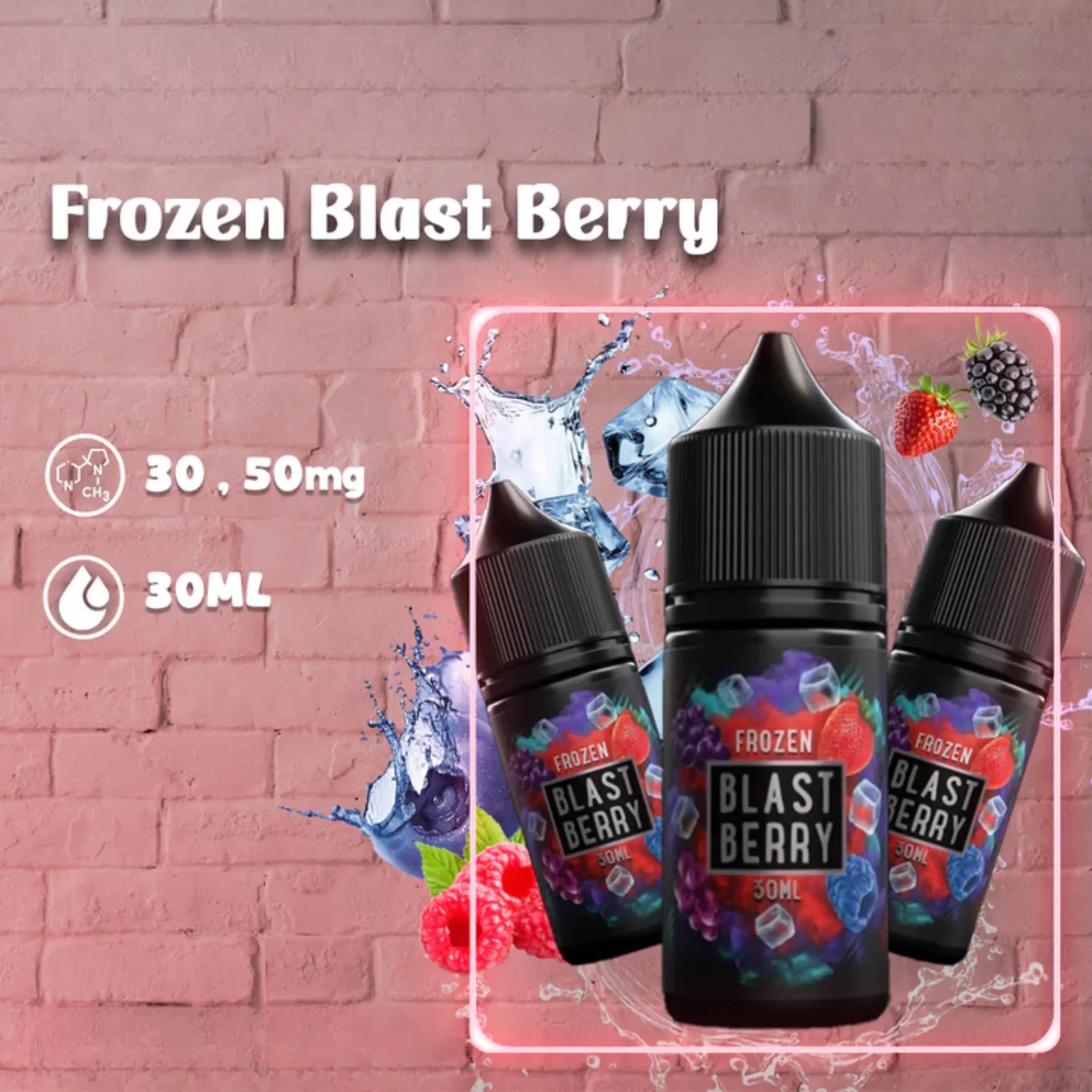 Sam Vapes Frozen Blast Berry 30ml Saltnic