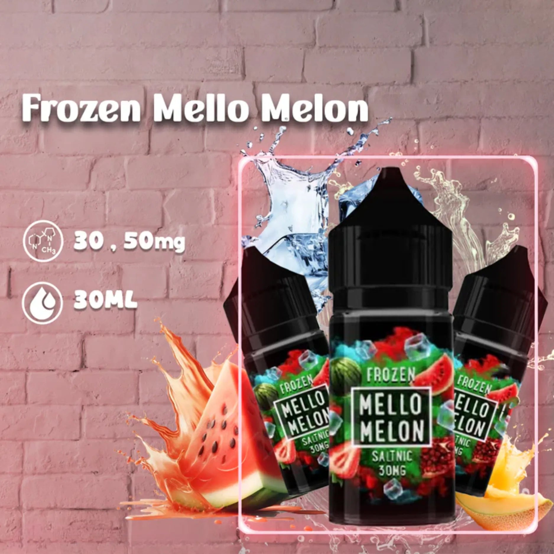Sam Vapes Frozen Mello Melon 30ml Saltnic