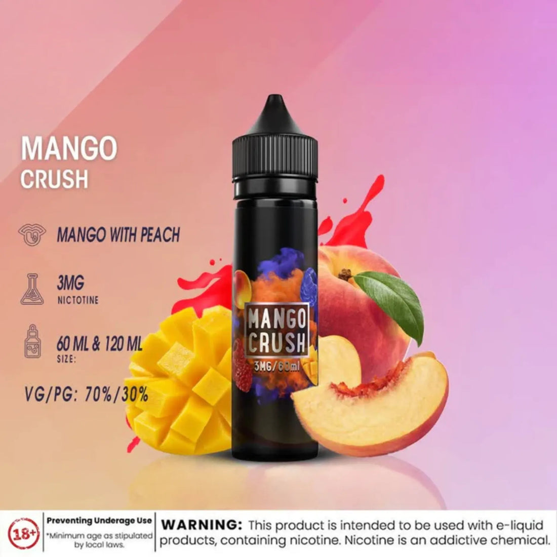MANGO CRUSH ELIQUID 60 ML BY SAM VAPES