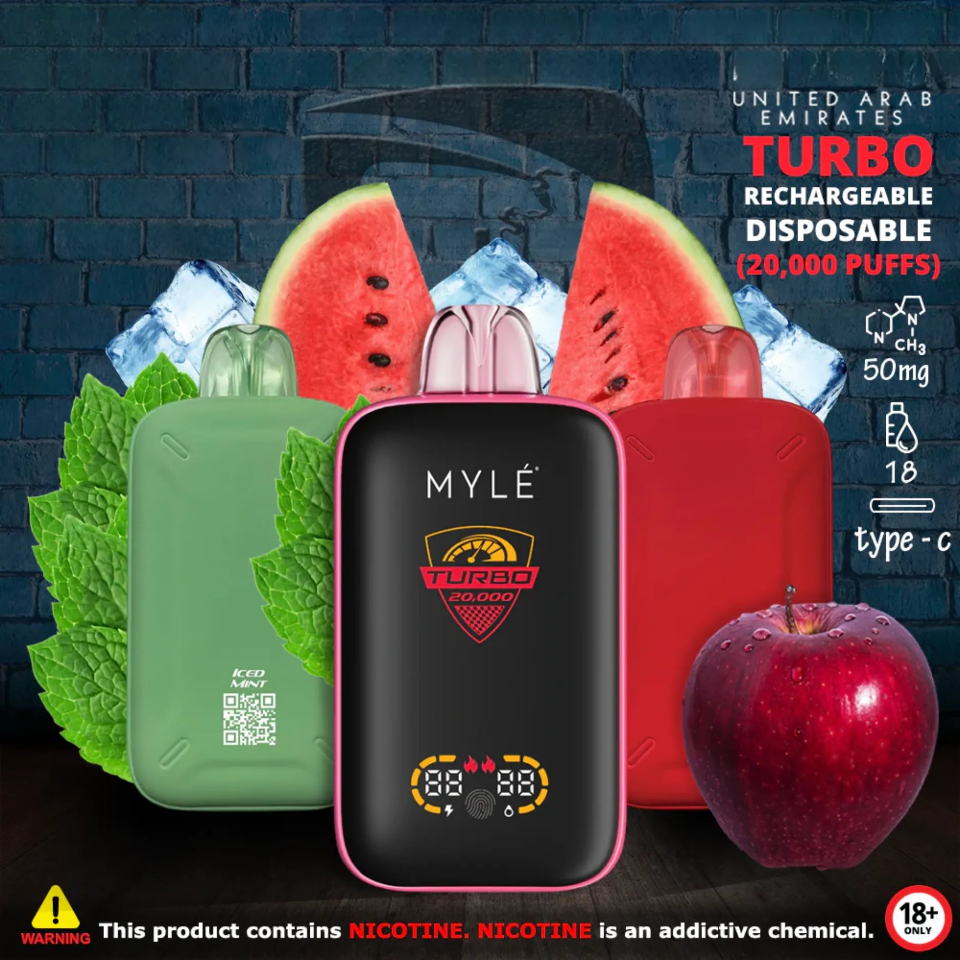 Myle Turbo Rechargeable Vape