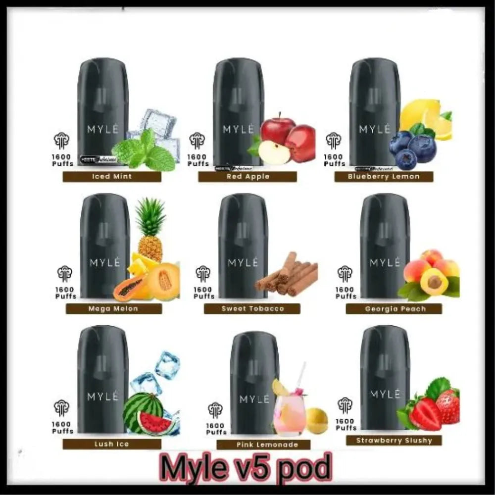 MYLE META V5 Pre-Filled Disposable Vape Pods 2Pcs Pack