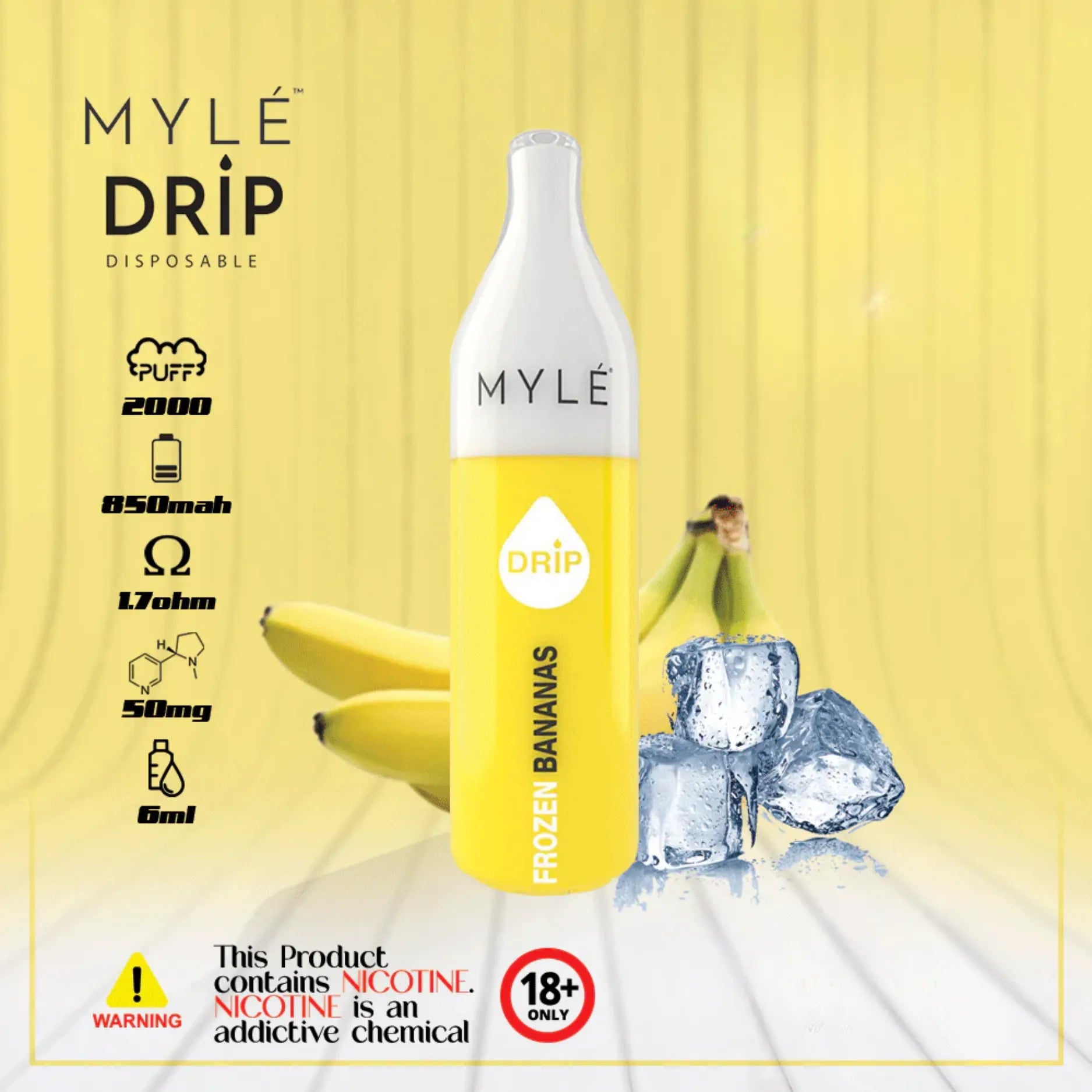 Myle - Drip 2000 Puffs Disposable Pen