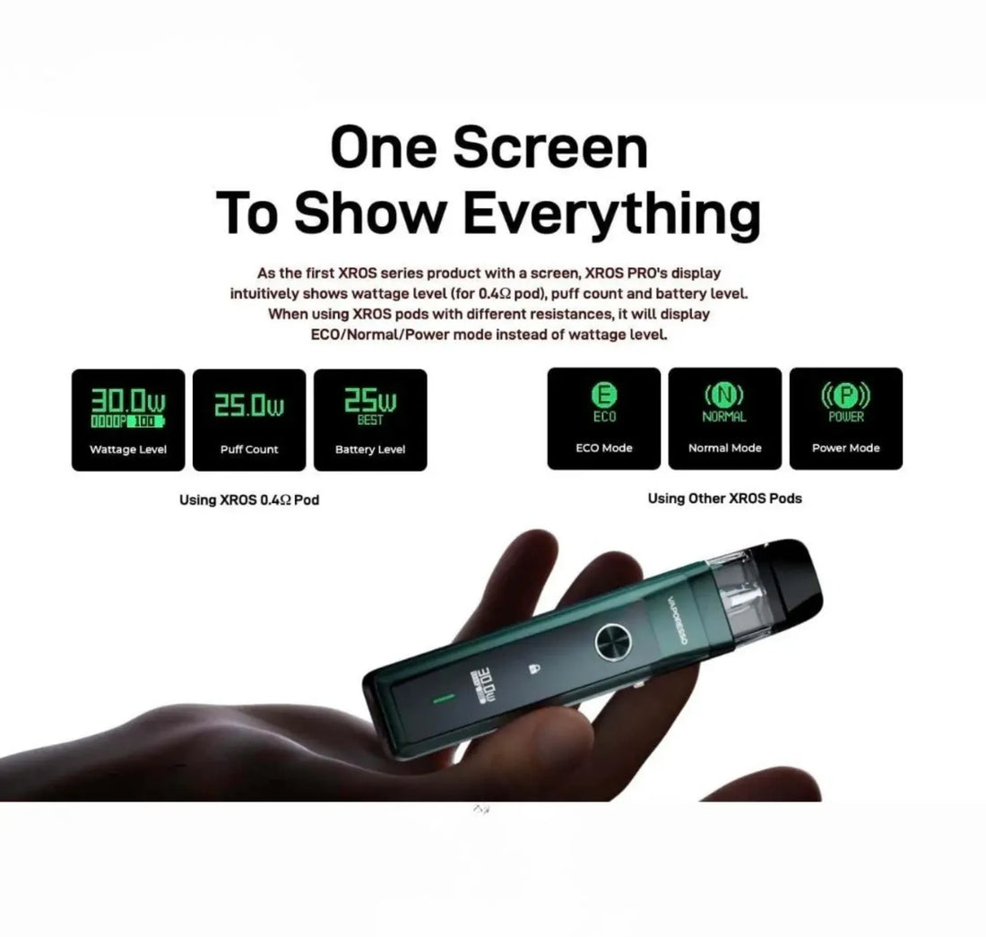Vaporesso XROS Pro Vape Kit 30W 1200mAh Battery