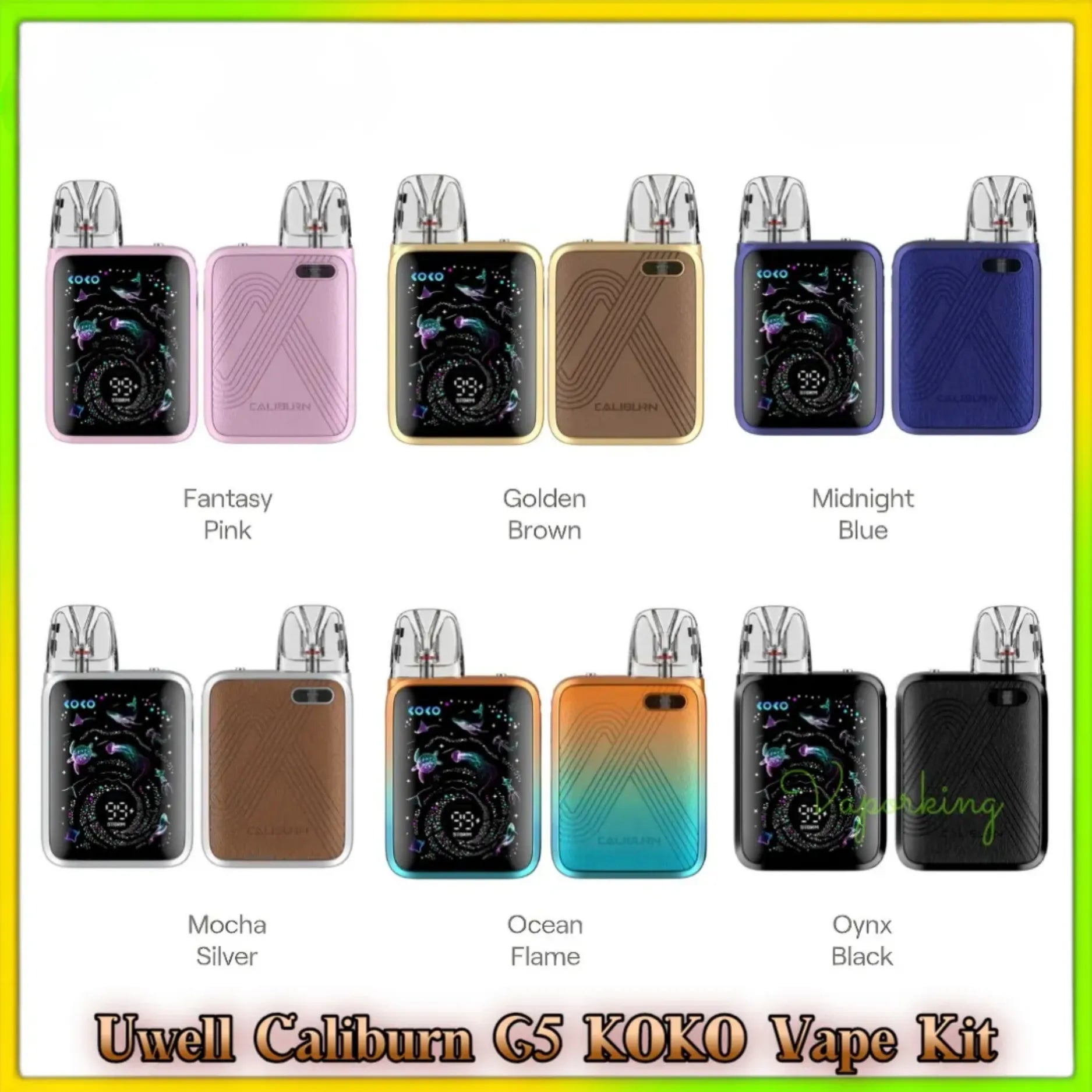 Uwell Caliburn G5 Koko Vape Kit 1600mAh 3ml (Max 35W)