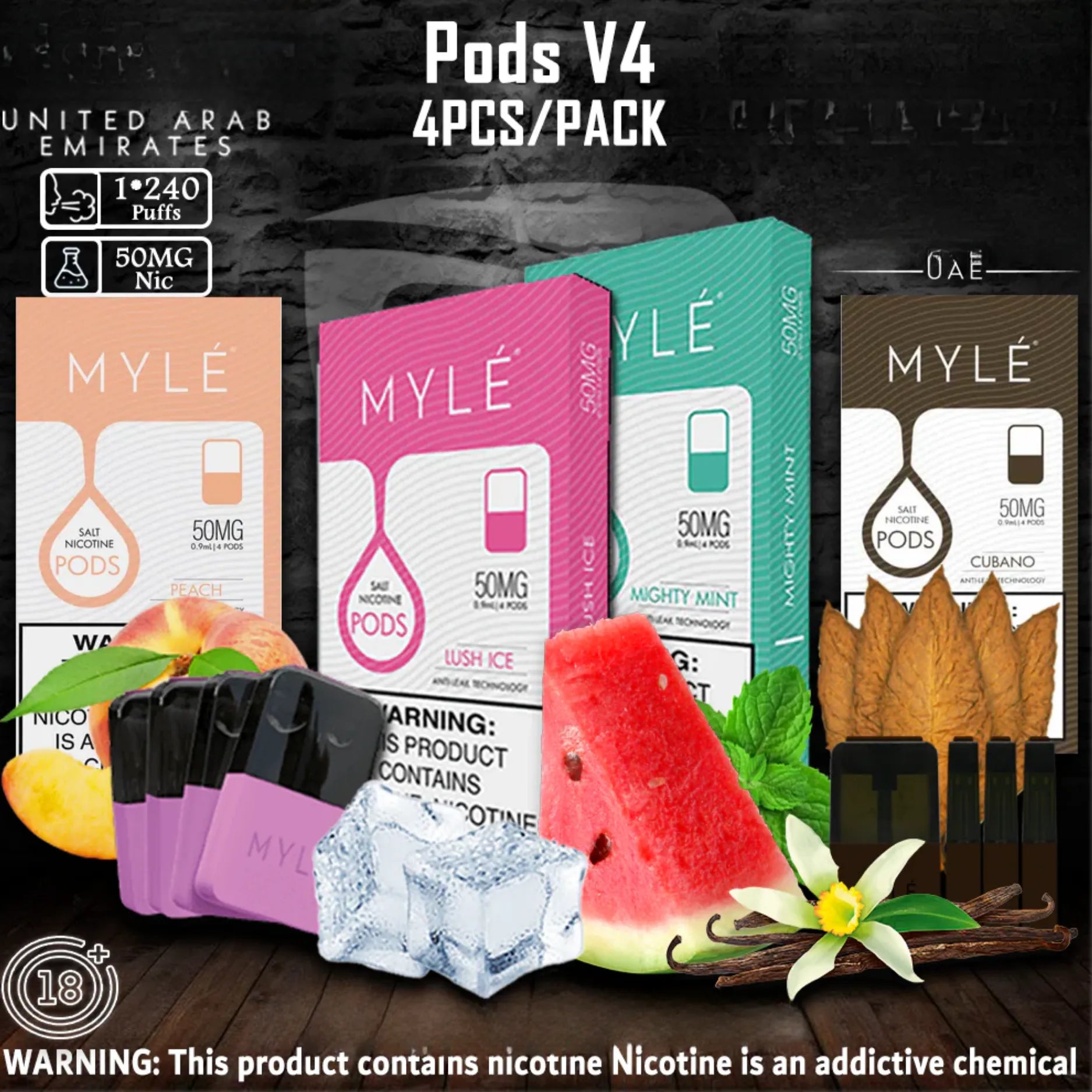Myle Pods V4 - 4pcs/pack