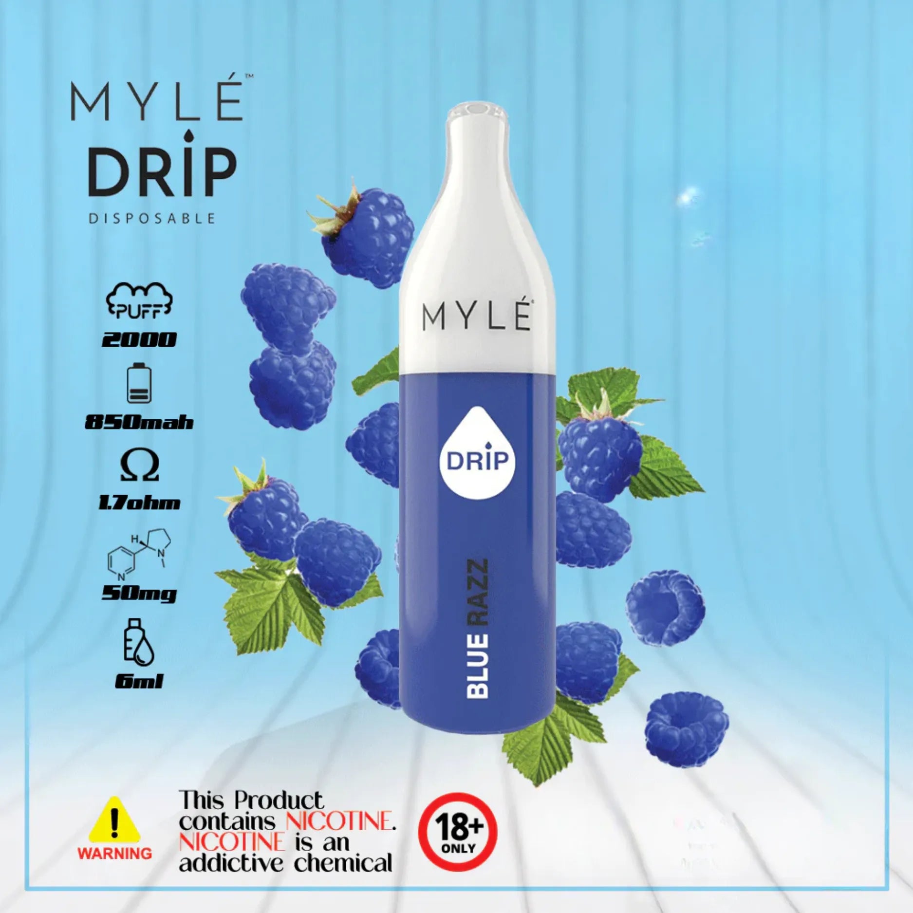 Myle - Drip 2000 Puffs Disposable Pen