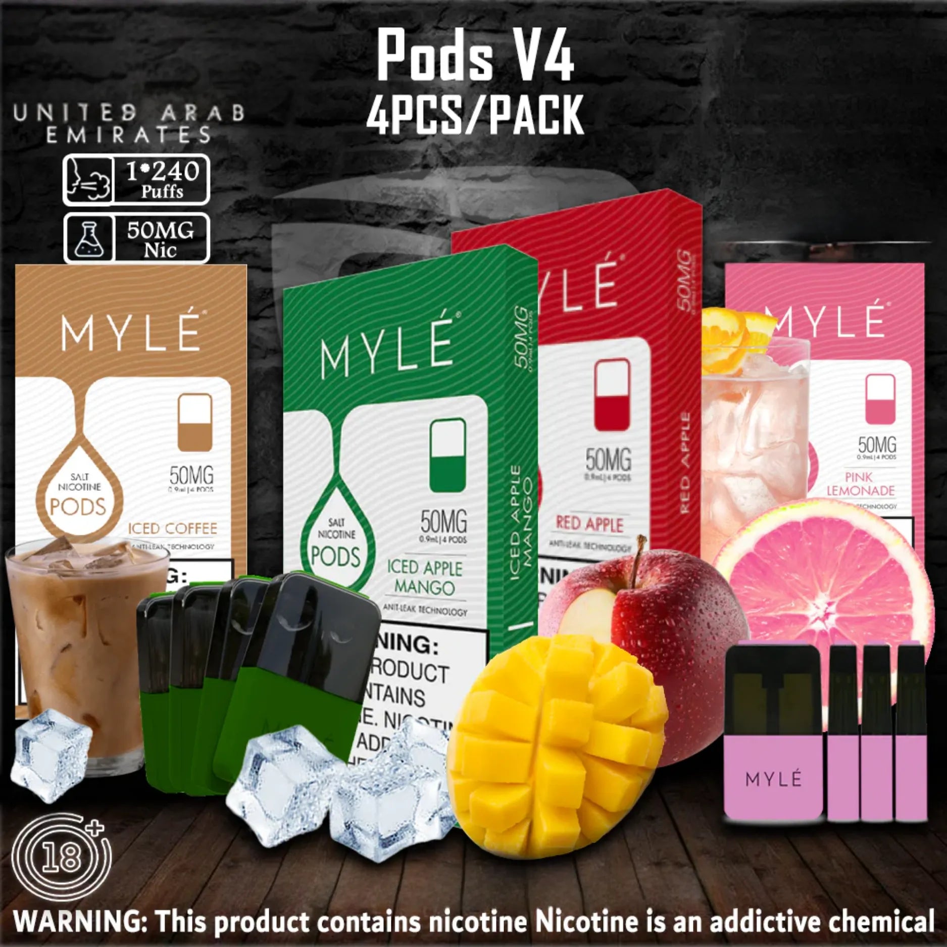 Myle Pods V4 - 4pcs/pack