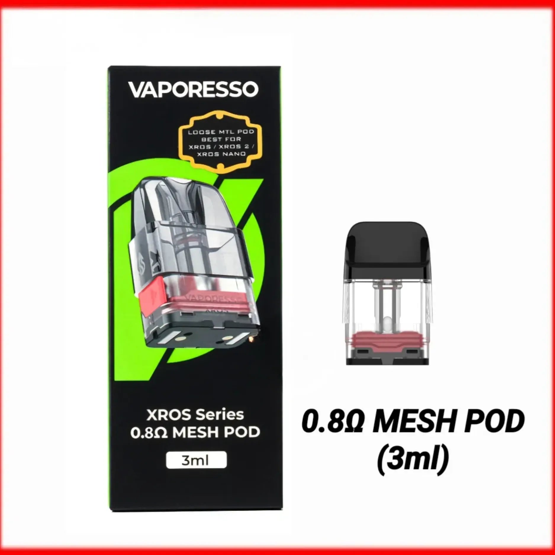 Vaporesso XROS Series Pod Cartridge 2ml,3ml (4pcs/pack)