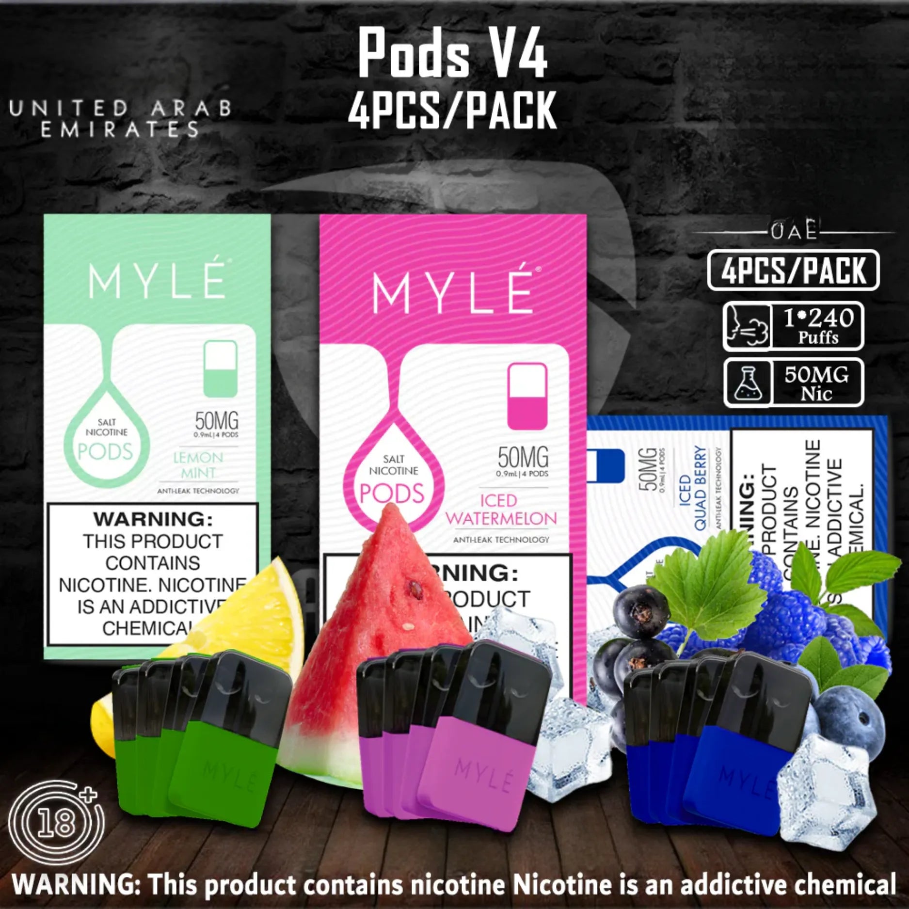 Myle Pods V4 - 4pcs/pack