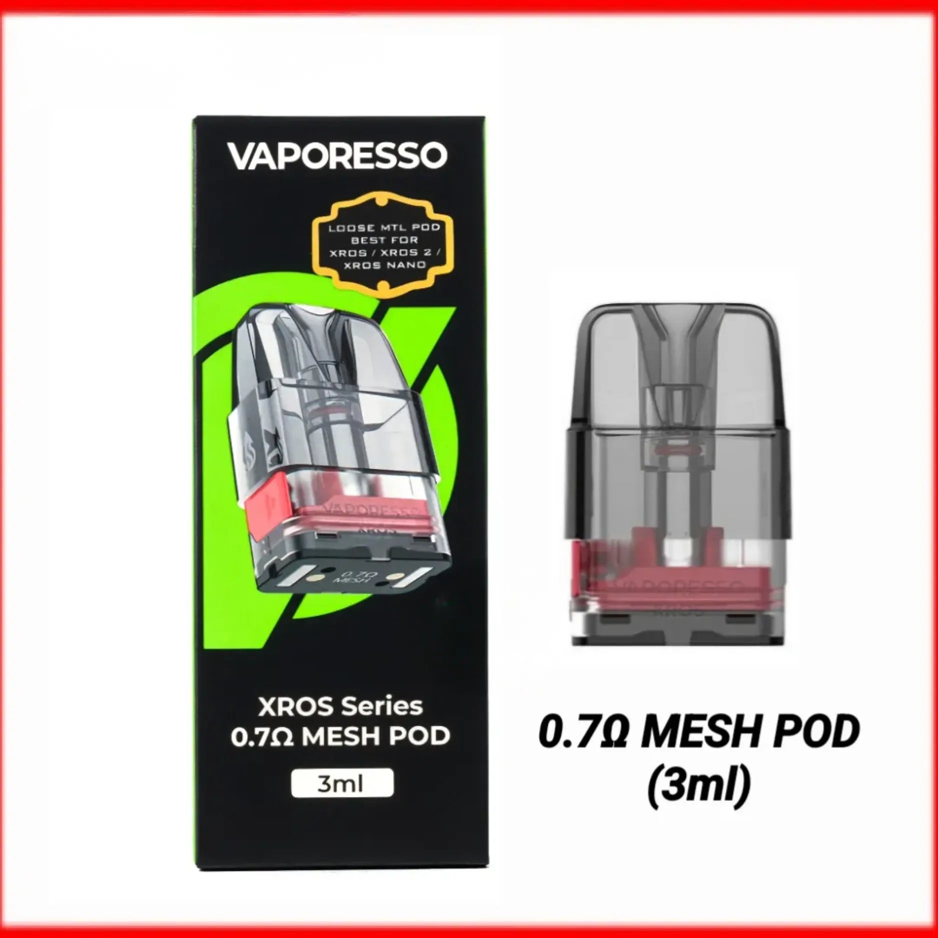 Vaporesso XROS Series Pod Cartridge 2ml,3ml (4pcs/pack)