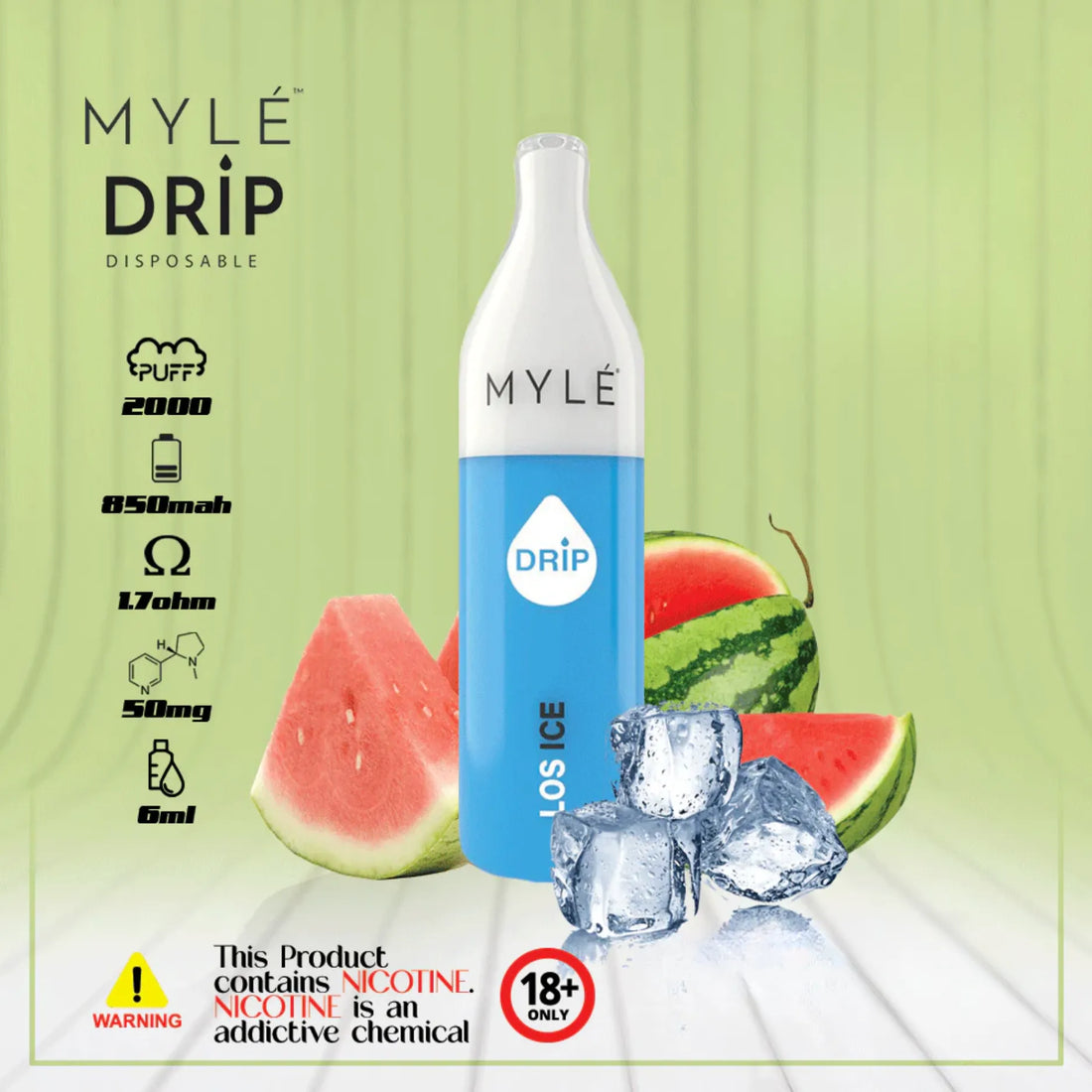 Myle - Drip 2000 Puffs Disposable Pen