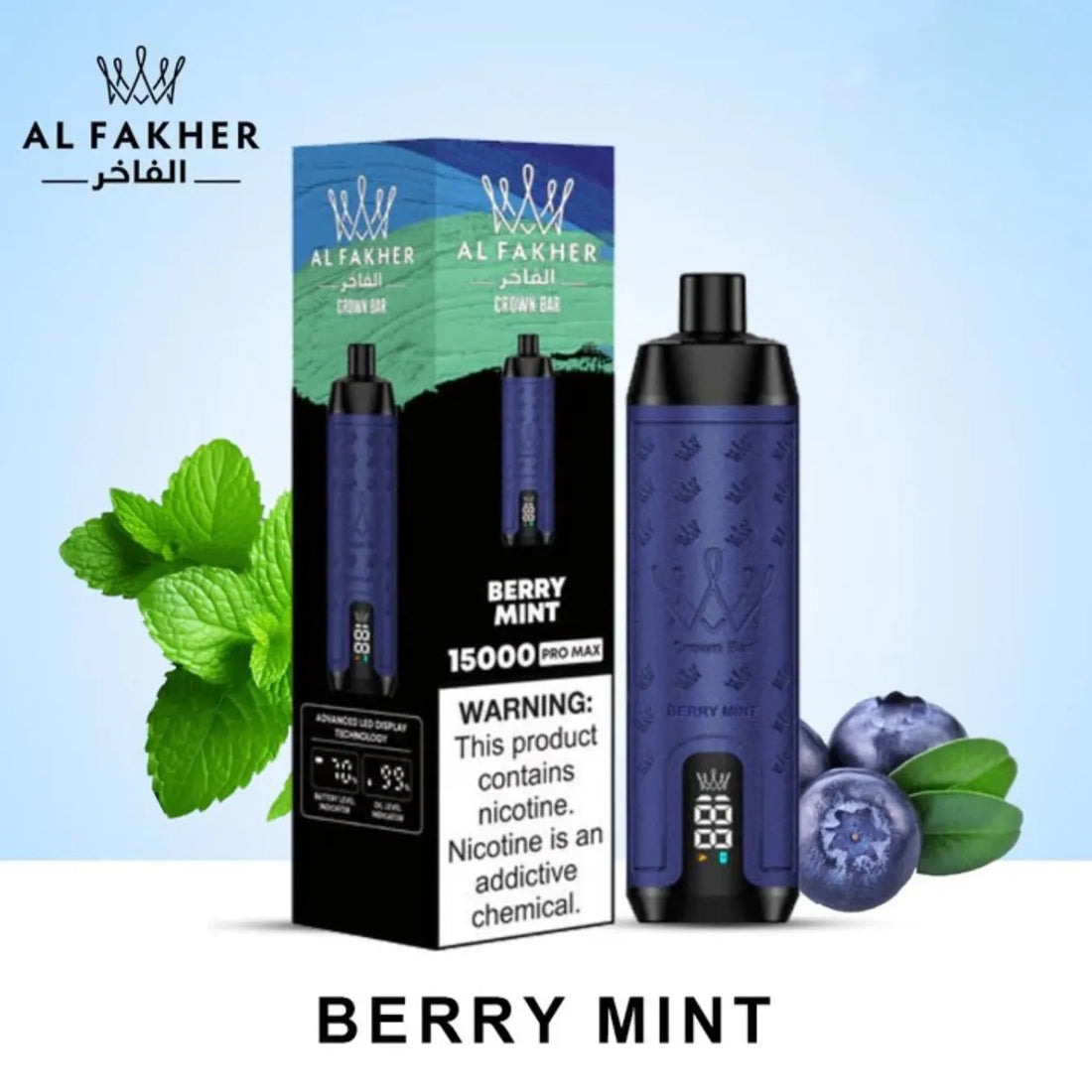 AL FAKHER CROWN BAR 15000 PUFFS DISPOSABLE
