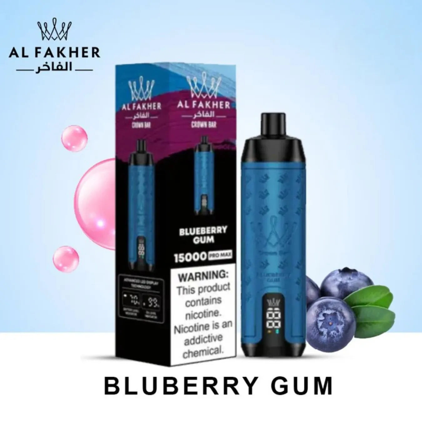 AL FAKHER CROWN BAR 15000 PUFFS DISPOSABLE
