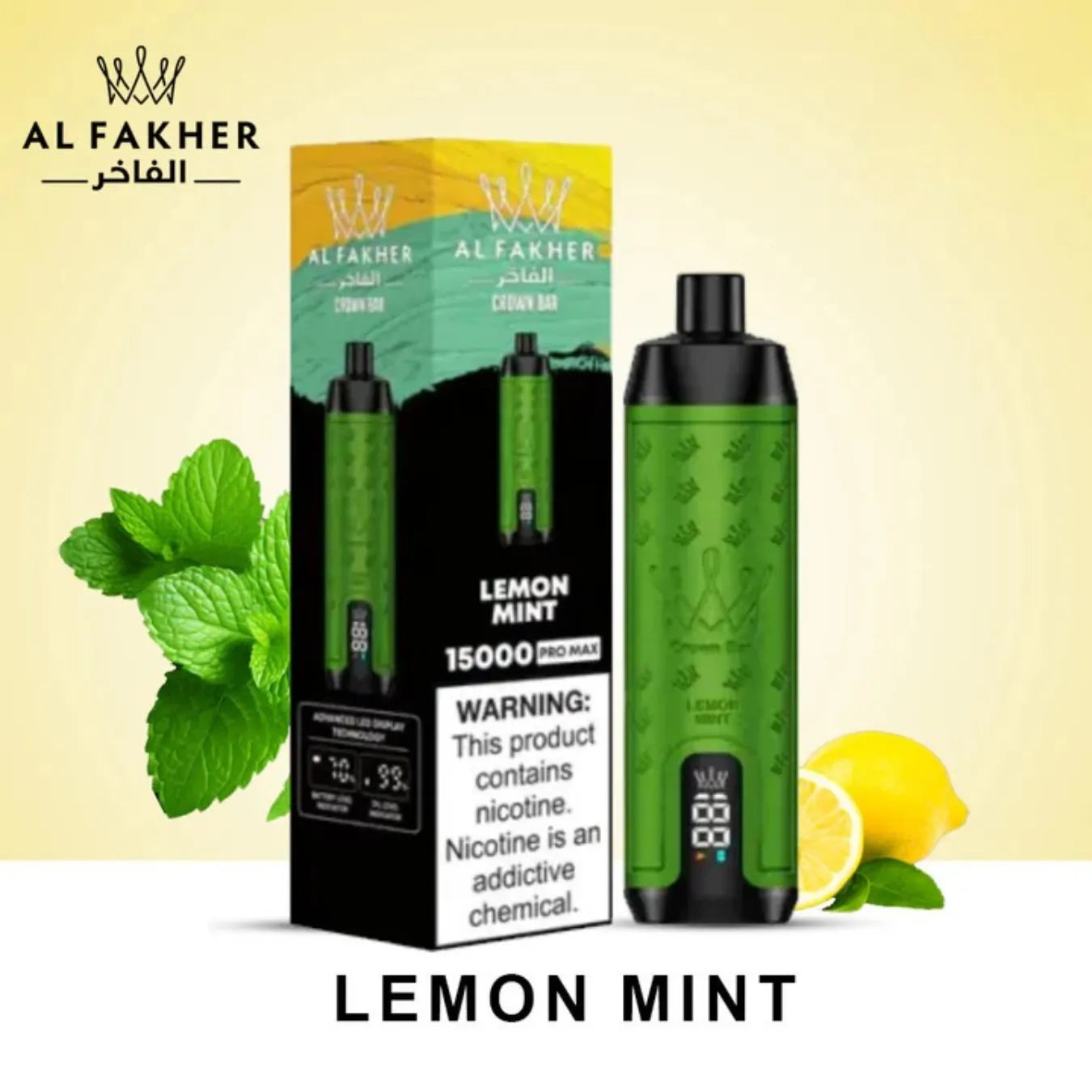 AL FAKHER CROWN BAR 15000 PUFFS DISPOSABLE