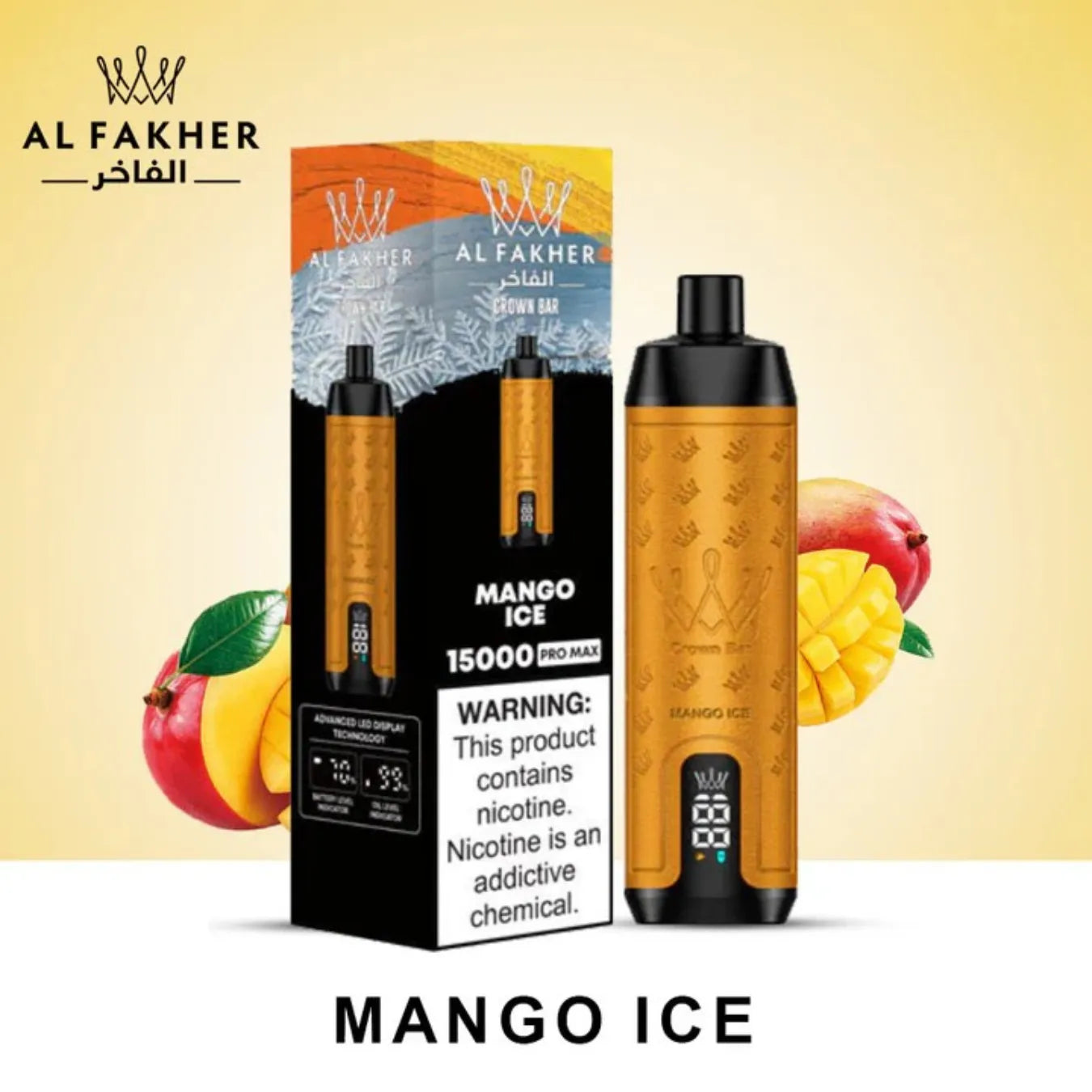 AL FAKHER CROWN BAR 15000 PUFFS DISPOSABLE