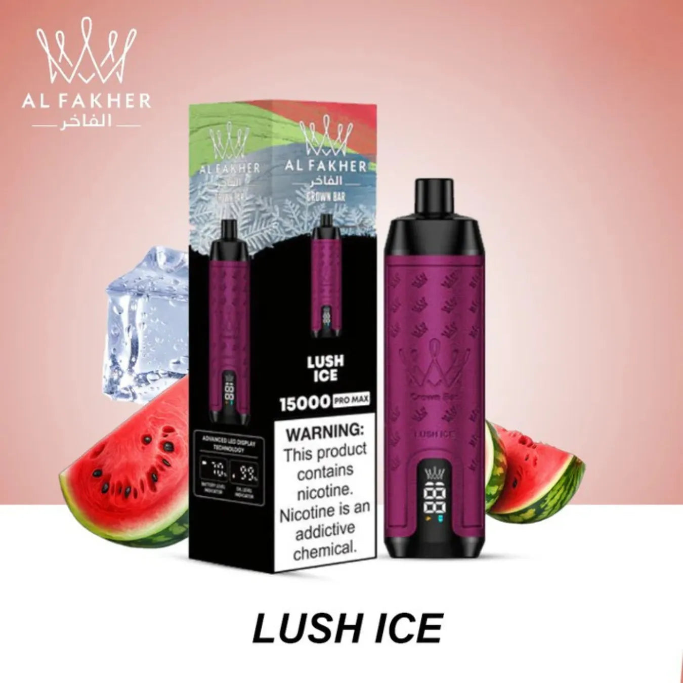AL FAKHER CROWN BAR 15000 PUFFS DISPOSABLE