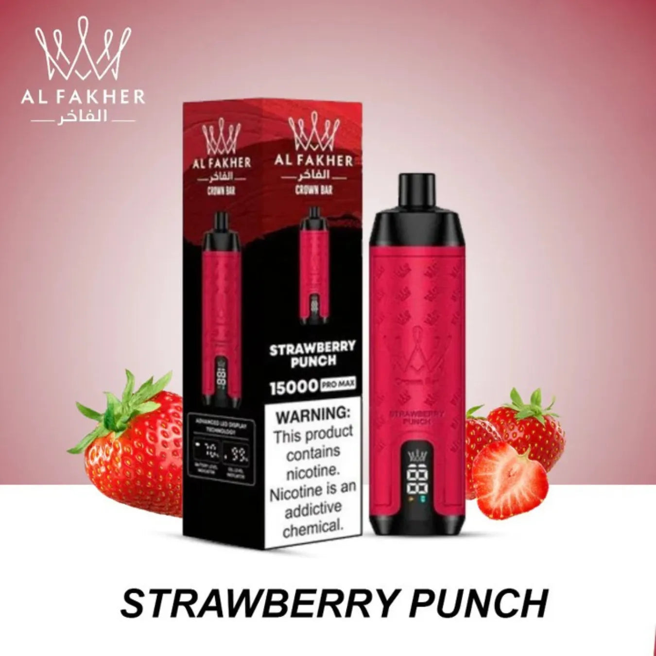 AL FAKHER CROWN BAR 15000 PUFFS DISPOSABLE