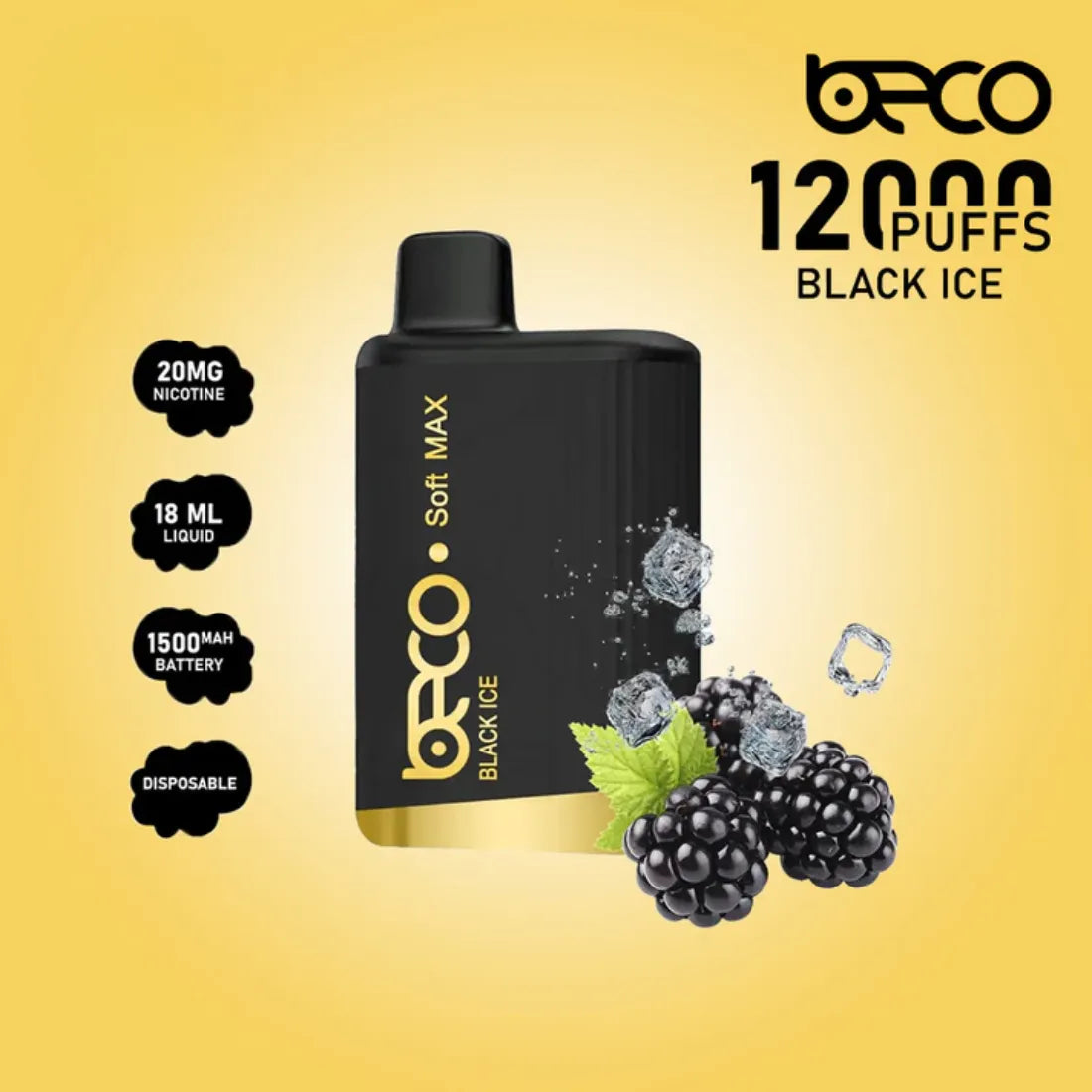 Beco Soft Max 12000 Puffs Disposable Vape 20mg in Dubai, UAE