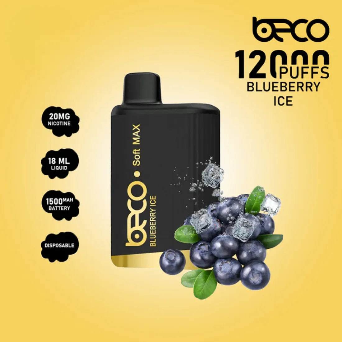 Beco Soft Max 12000 Puffs Disposable Vape 20mg in Dubai, UAE