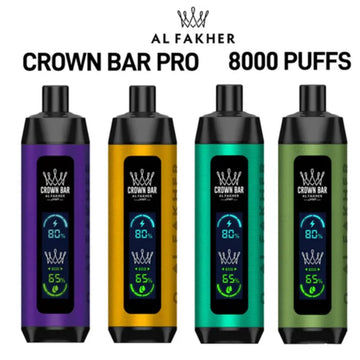 Crown Bar Al Fakher Pro 8000 Puffs Disposable Vape Dual Mode in Dubai