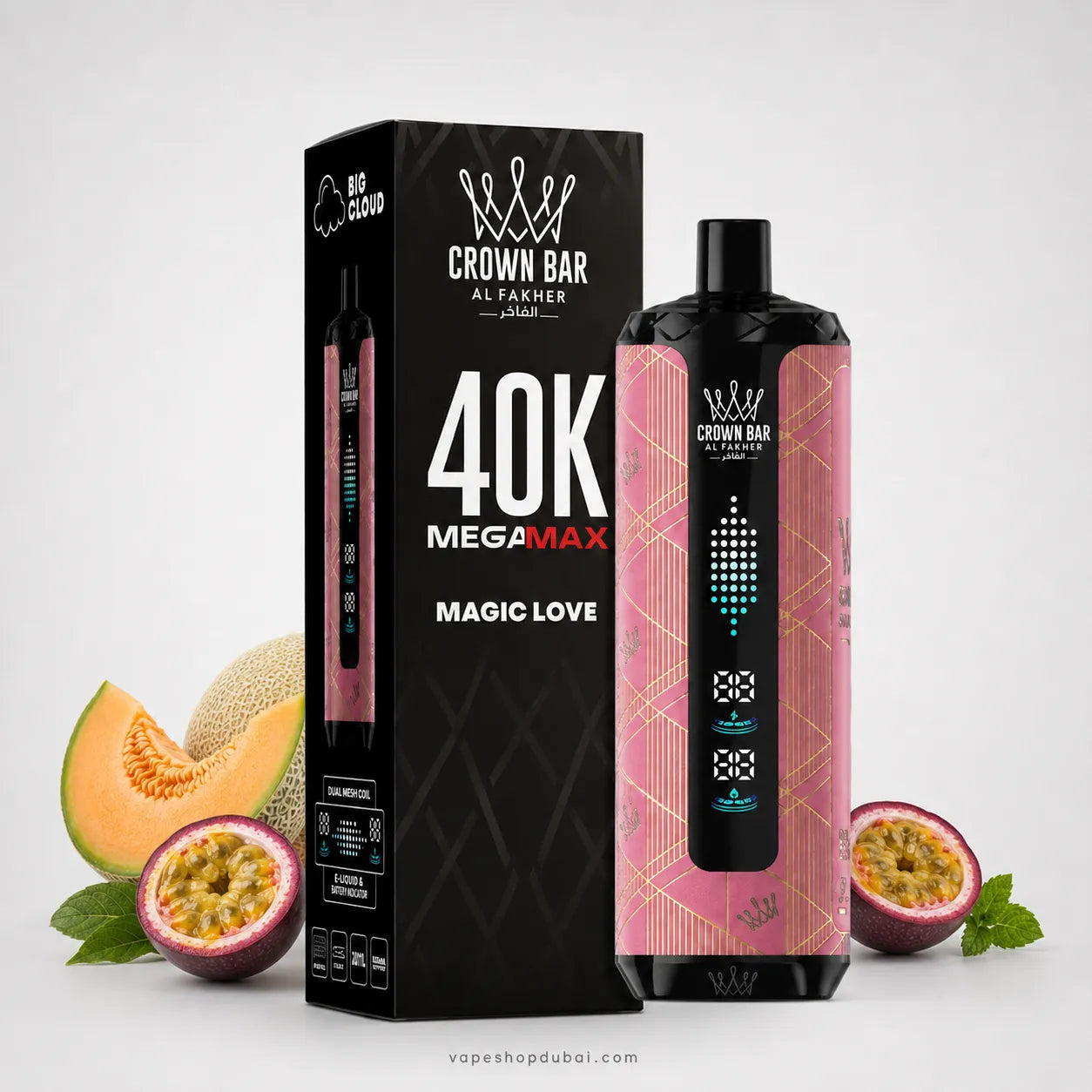 Crown Bar Al Fanner MEGA4000 vape device 