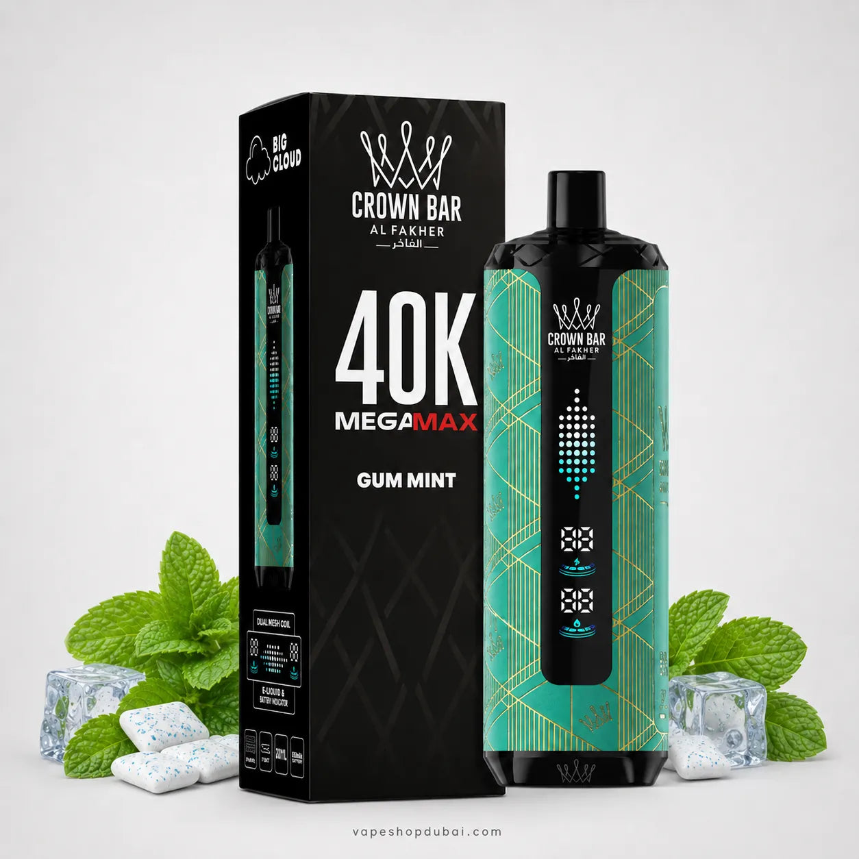Crown Bar Al Rakhen MEGA MAX 40K disposable vape device