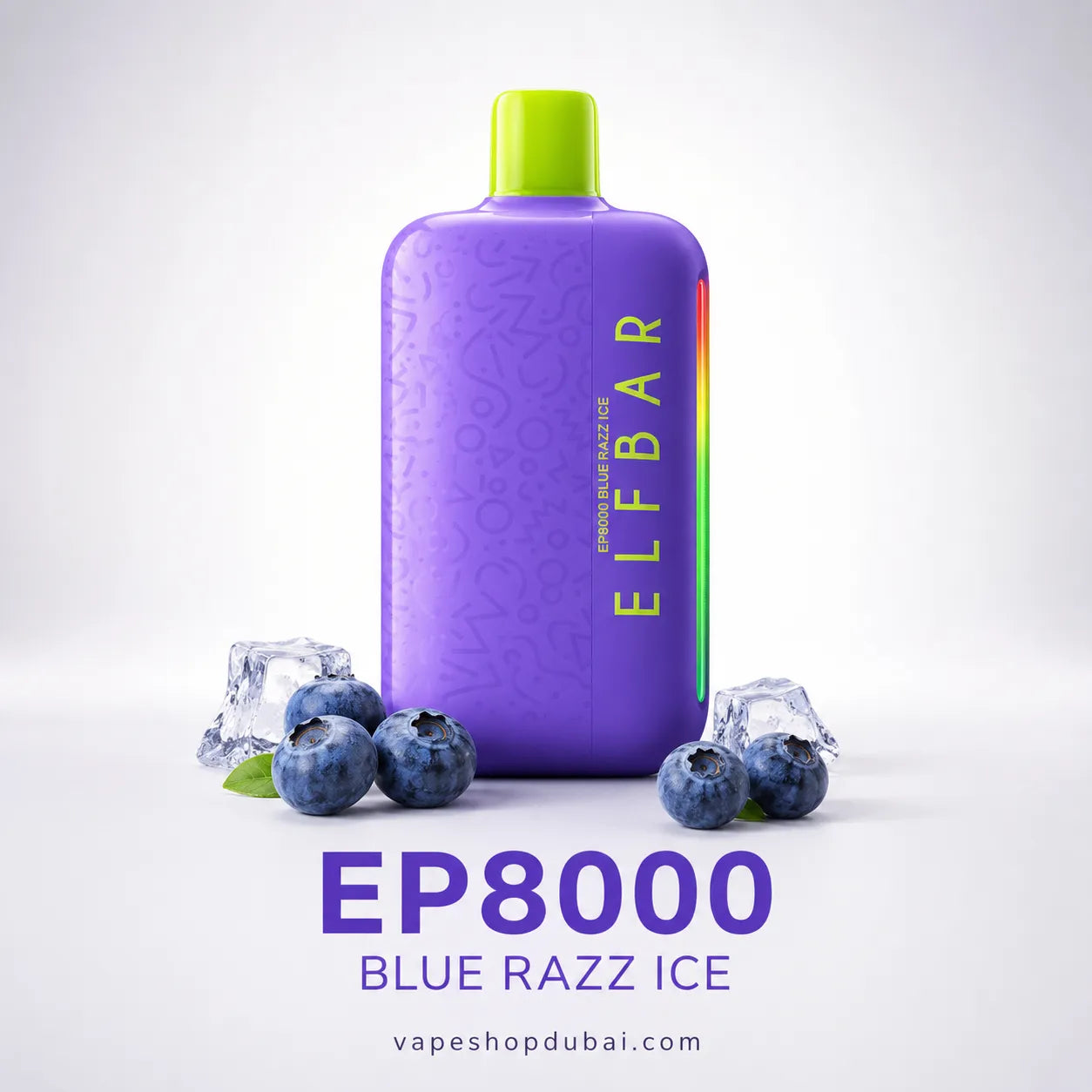 ELFBAR EP8000 Blue razz ice disposible vape 