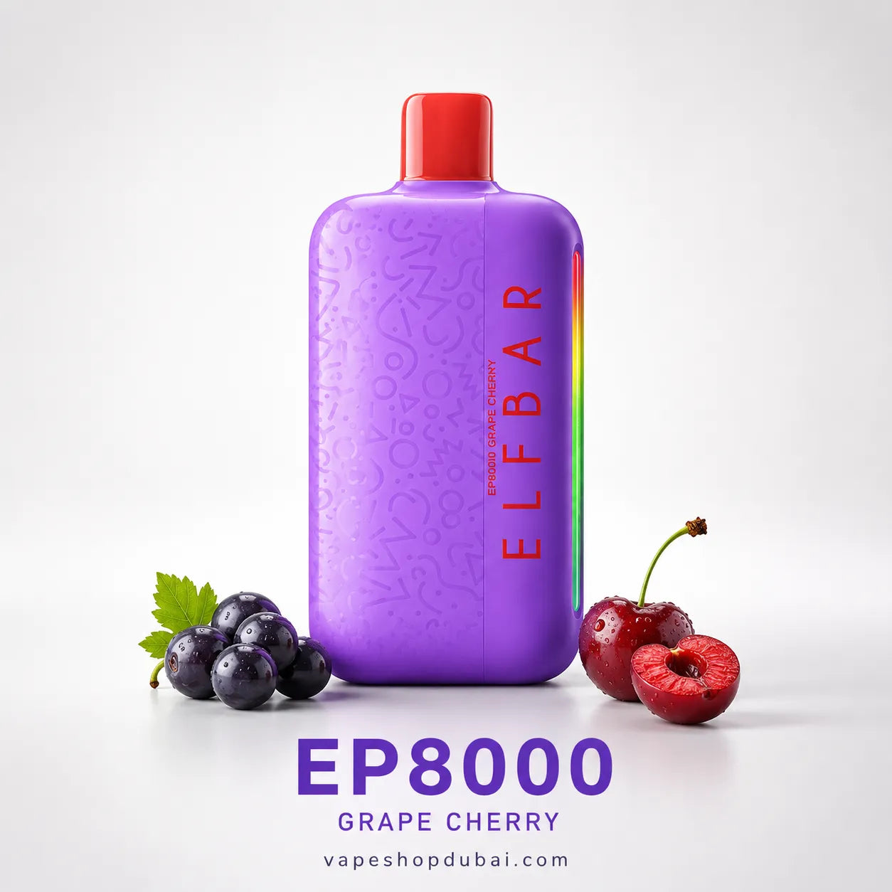 ELFBAR EP8000 GRAPE CHERRY vape  in dubai