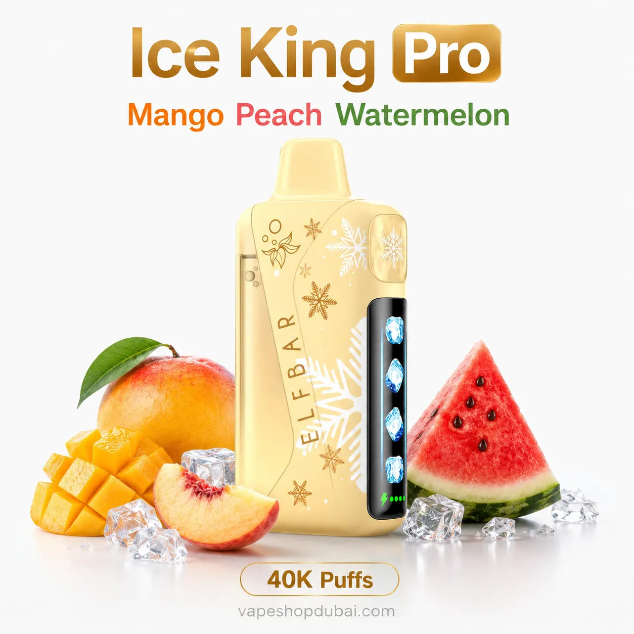ELFBAR Ice King Pro mango peach watermelon 