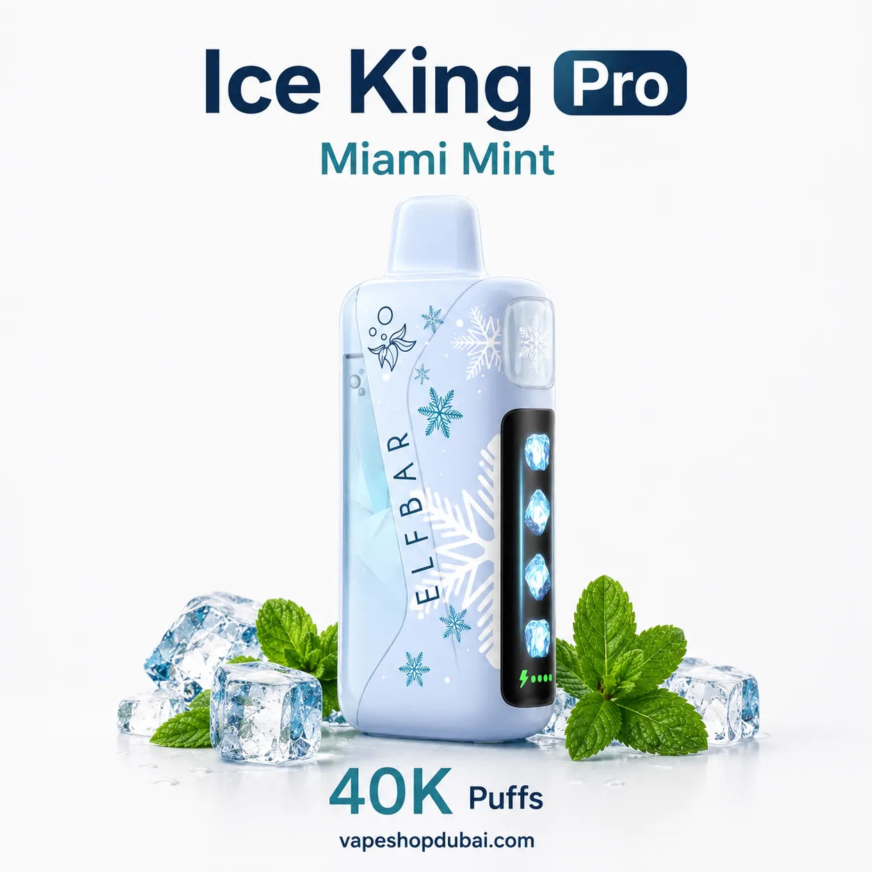 Elebar Ice King Pro vape device miami mint