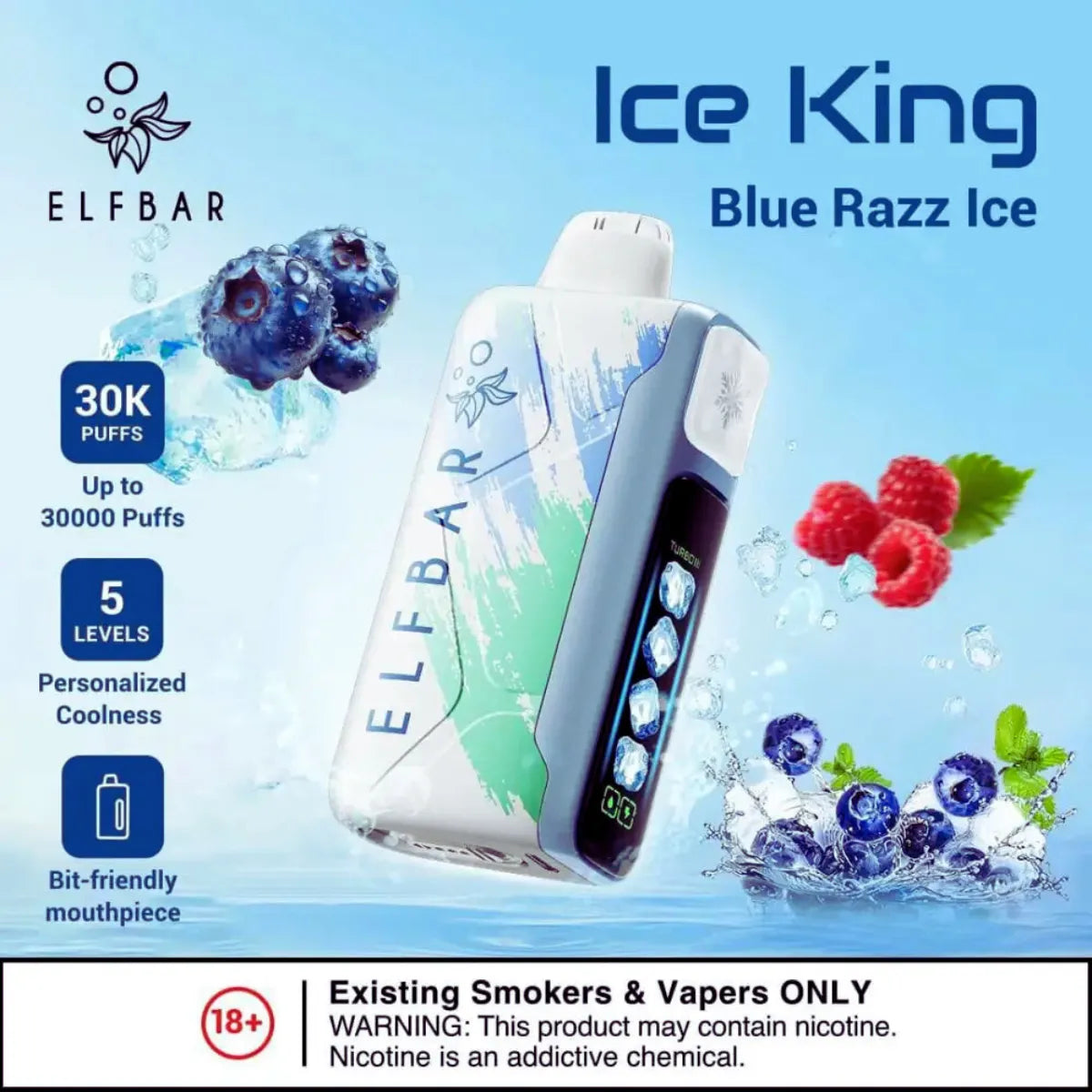 Elf Bar Ice King 30000 Puffs Disposable Vape in Dubai, UAE