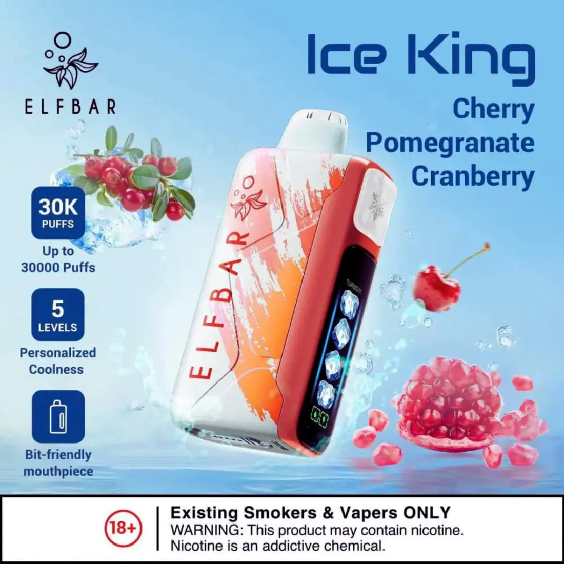 Elf Bar Ice King 30000 Puffs Disposable Vape in Dubai, UAE