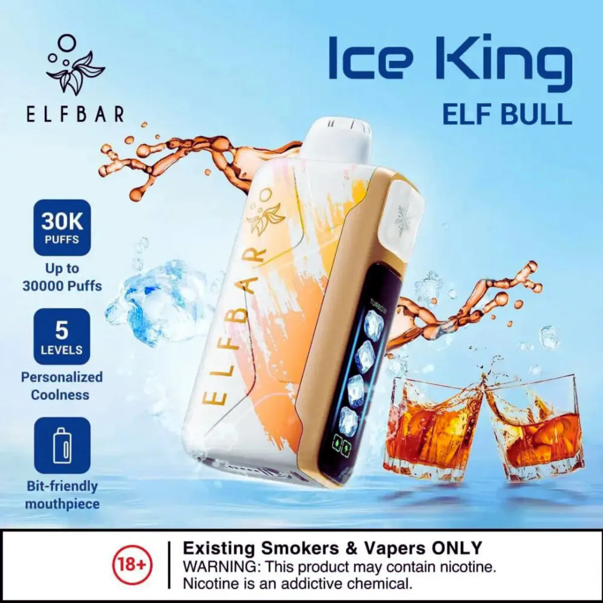 Elf Bar Ice King 30000 Puffs Disposable Vape in Dubai, UAE