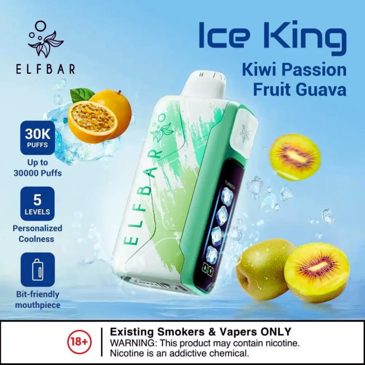 Elf Bar Ice King 30000 Puffs Disposable Vape in Dubai, UAE