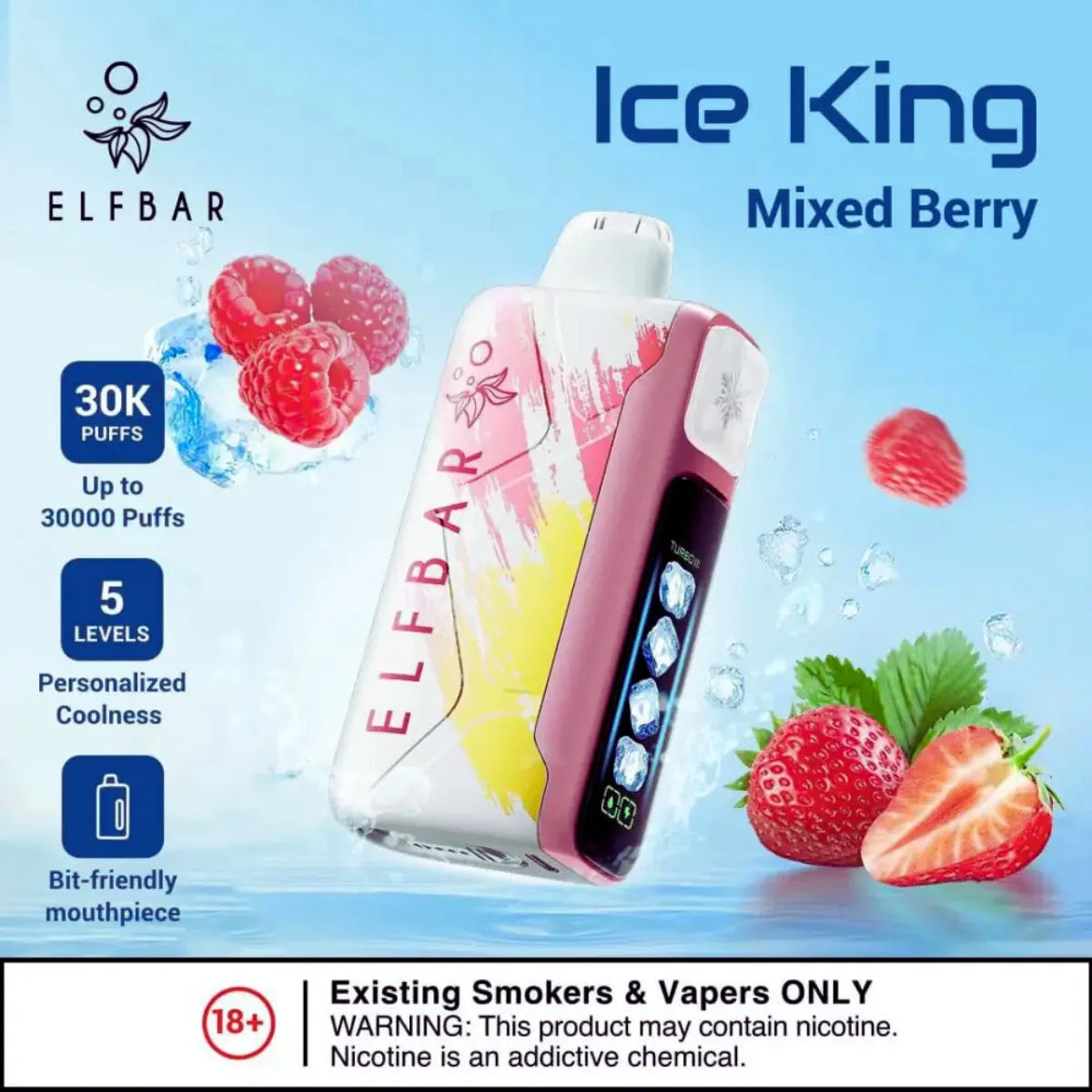 Elf Bar Ice King 30000 Puffs Disposable Vape in Dubai, UAE