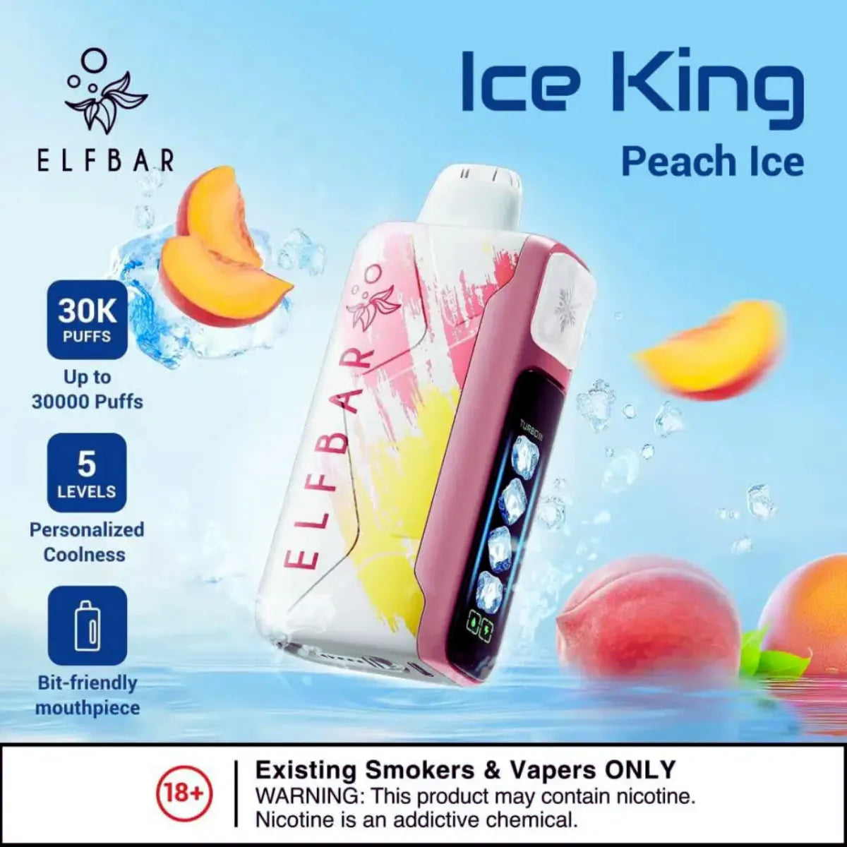 Elf Bar Ice King 30000 Puffs Disposable Vape in Dubai, UAE