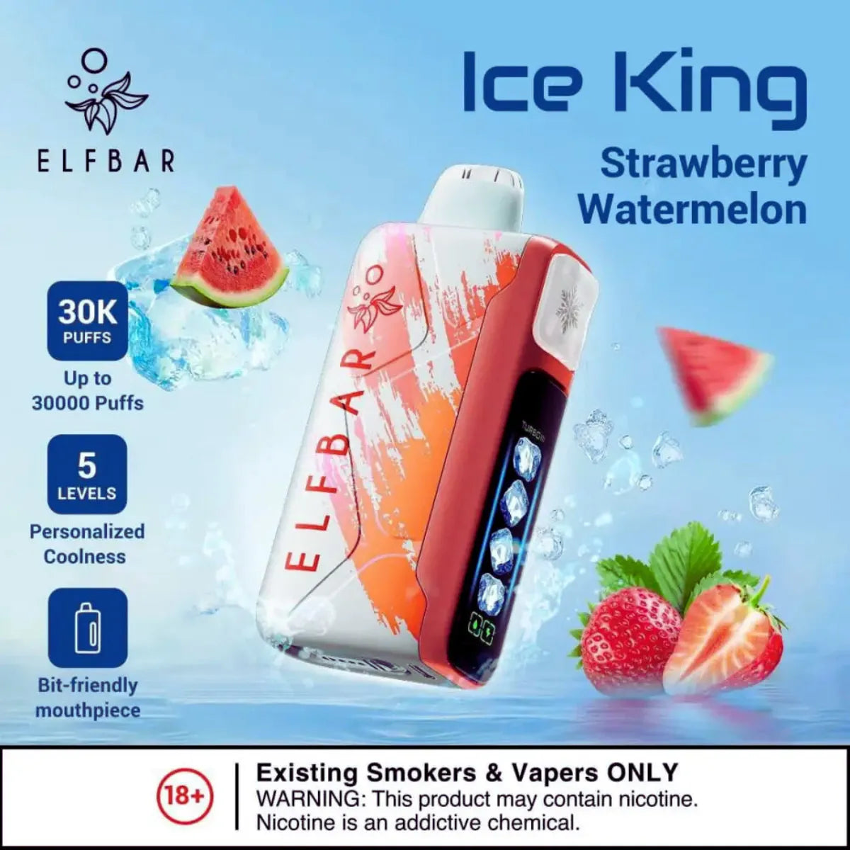 Elf Bar Ice King 30000 Puffs Disposable Vape in Dubai, UAE