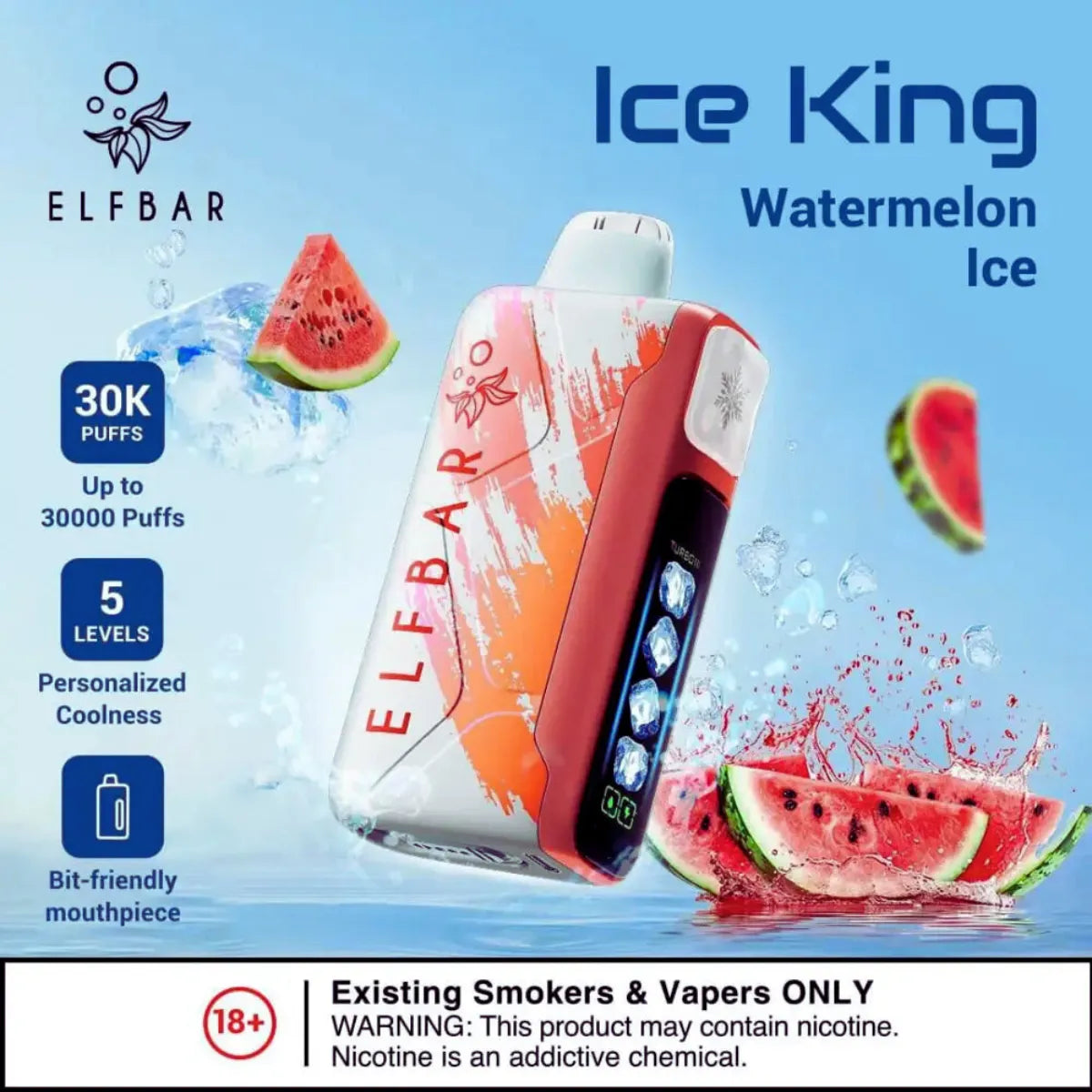 Elf Bar Ice King 30000 Puffs Disposable Vape in Dubai, UAE