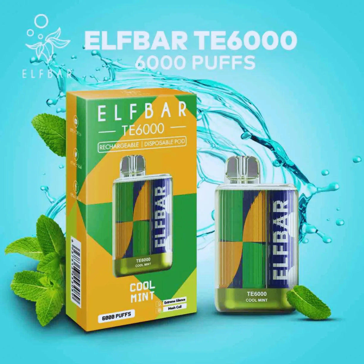 Elf Bar TE 6000 Puffs 50mg Disposable Vape in Dubai, UAE