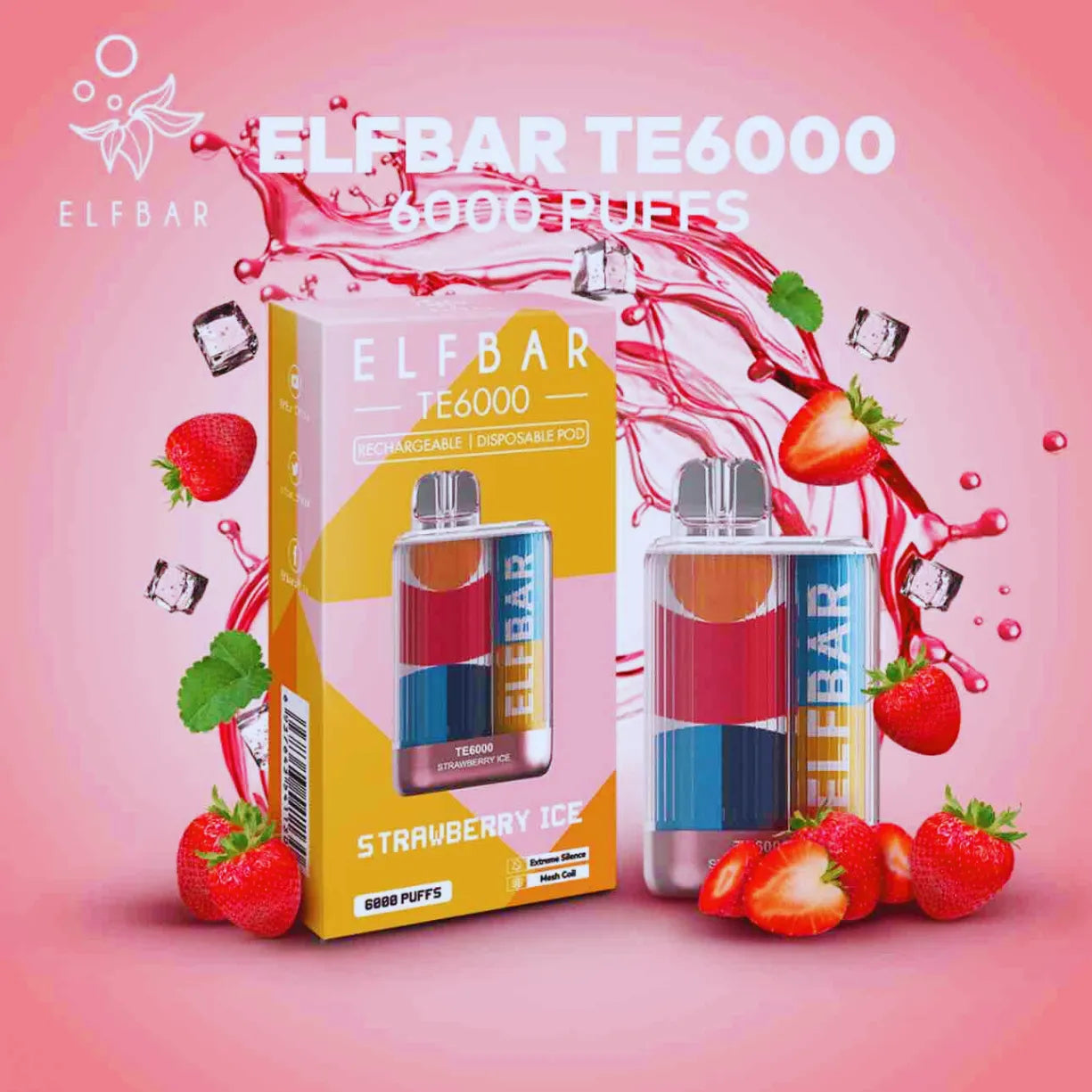 Elf Bar TE 6000 Puffs 50mg Disposable Vape in Dubai, UAE