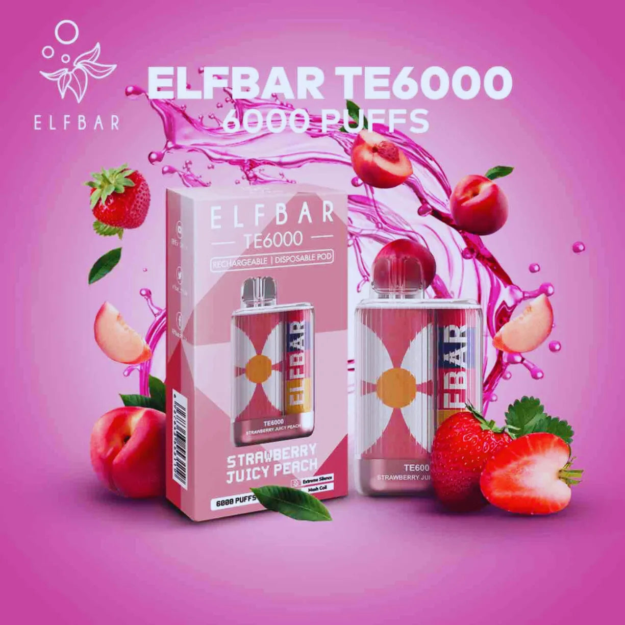 Elf Bar TE 6000 Puffs 50mg Disposable Vape in Dubai, UAE