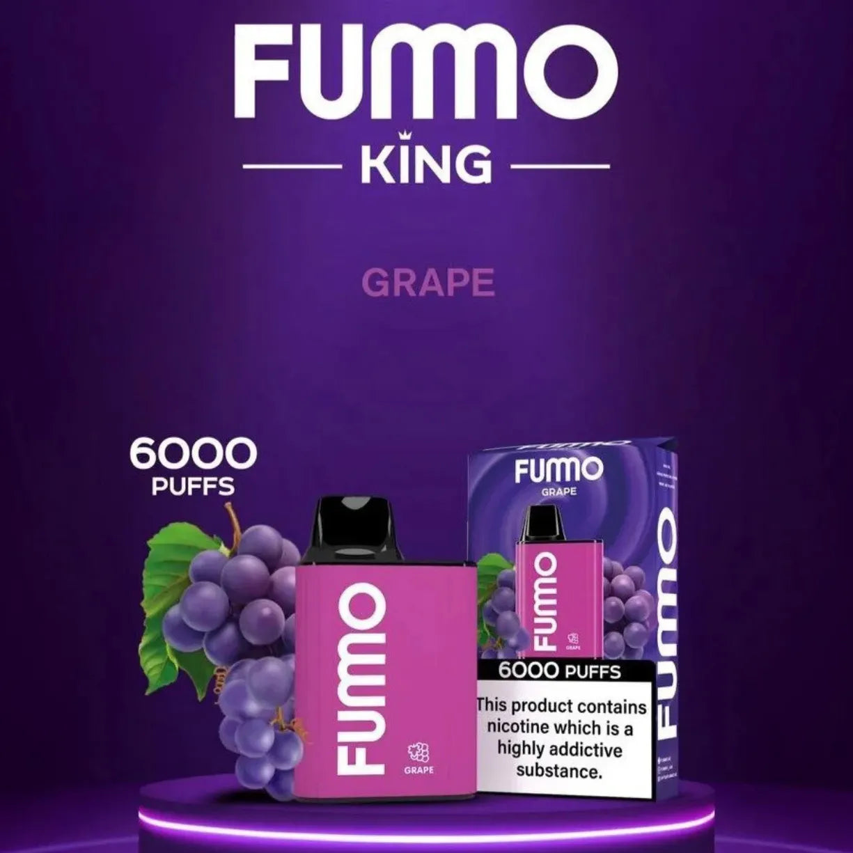 FUMMO KING 6000 Puffs Disposable Vape in UAE
