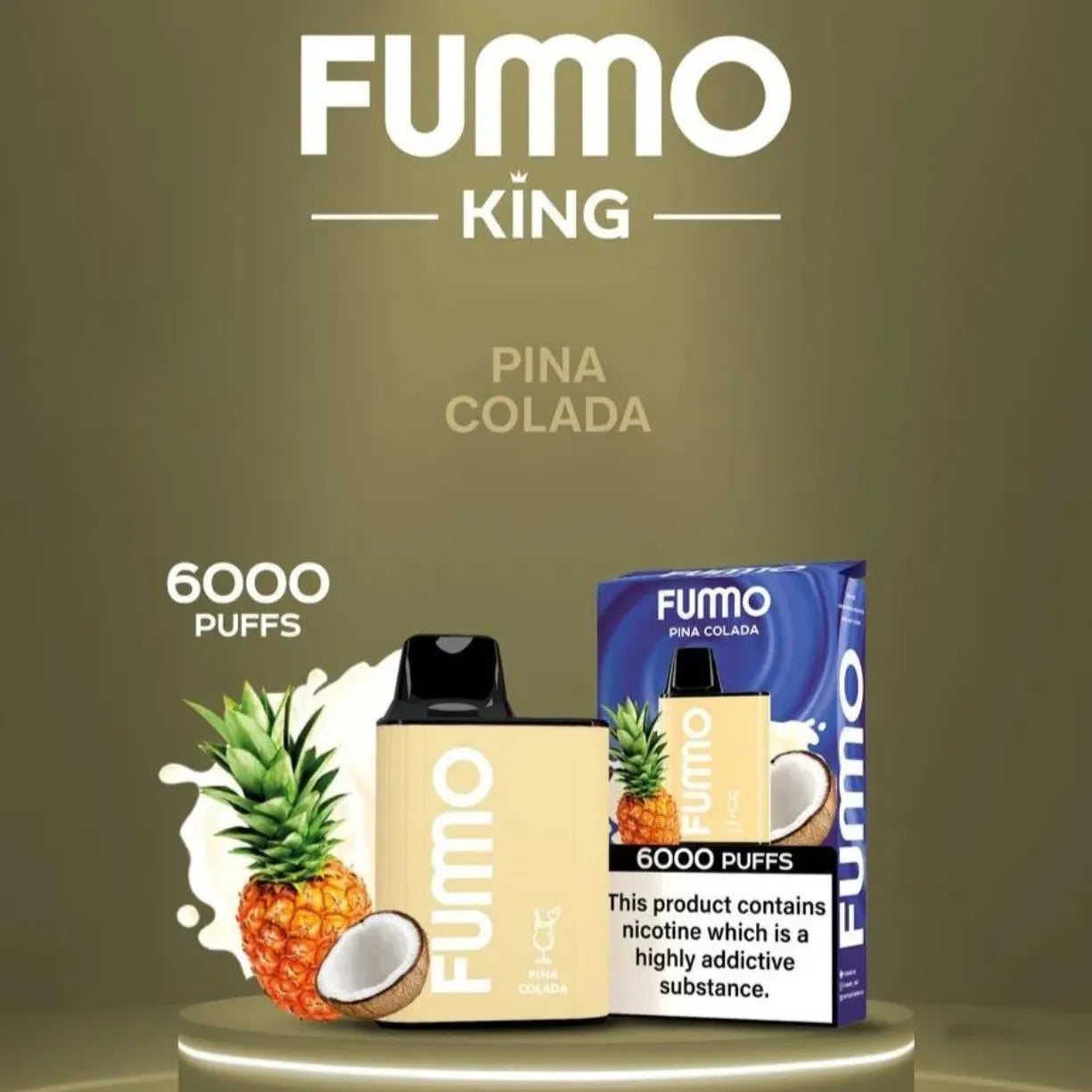 FUMMO KING 6000 Puffs Disposable Vape in UAE