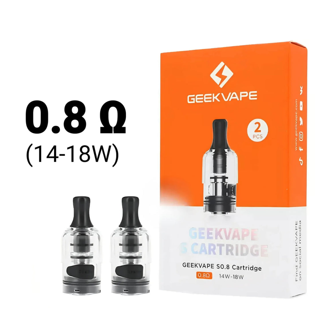 Geekvape Wenax S3 Replacement Pods 2ml