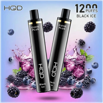 HQD Black Ice 1200 Puffs Cuvie Plus Disposable Vape 50mg