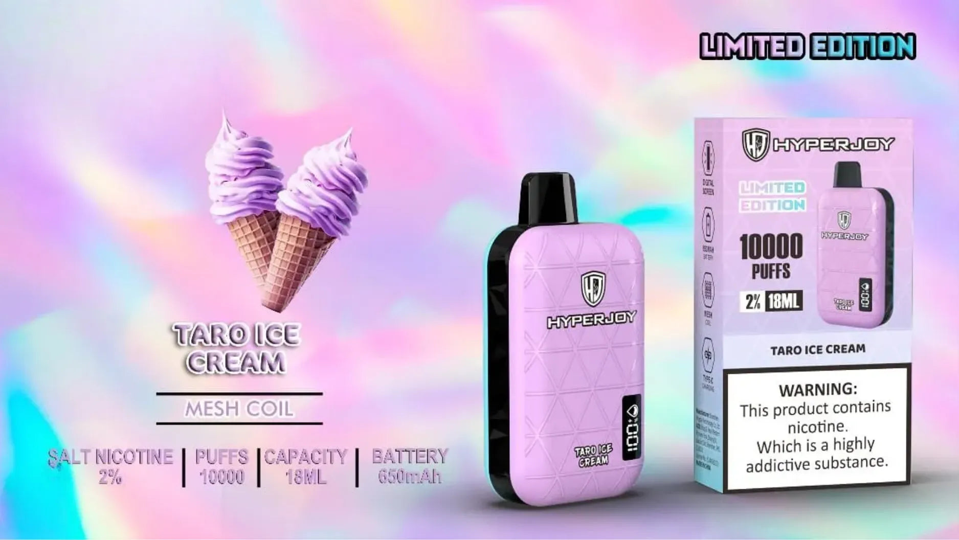 HYPERJOY Limited Edition 10000 Puffs Disposable Vape