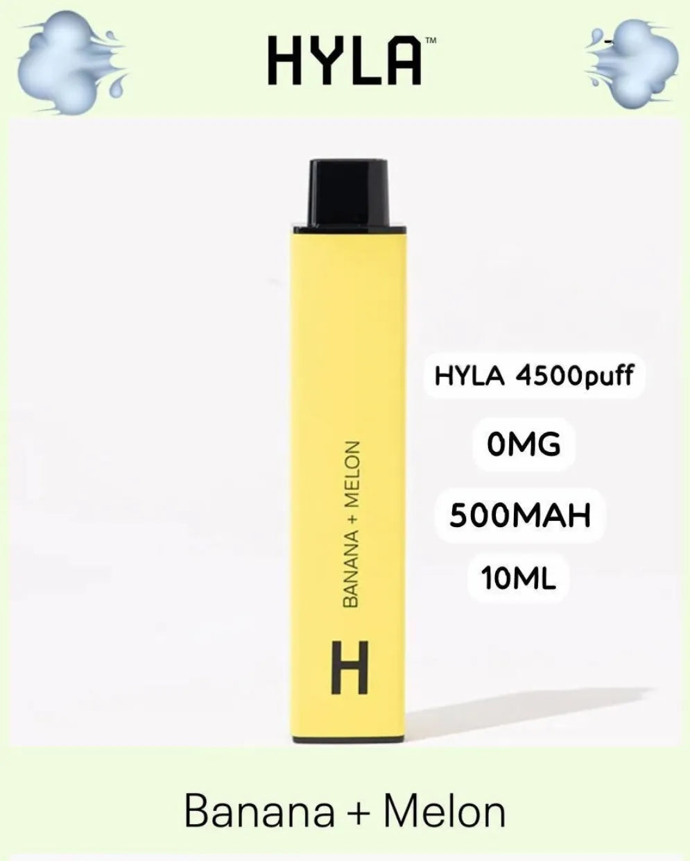 Hyla Dopa 4500 Puffs 0% Nicotine Disposable Vape in Dubai