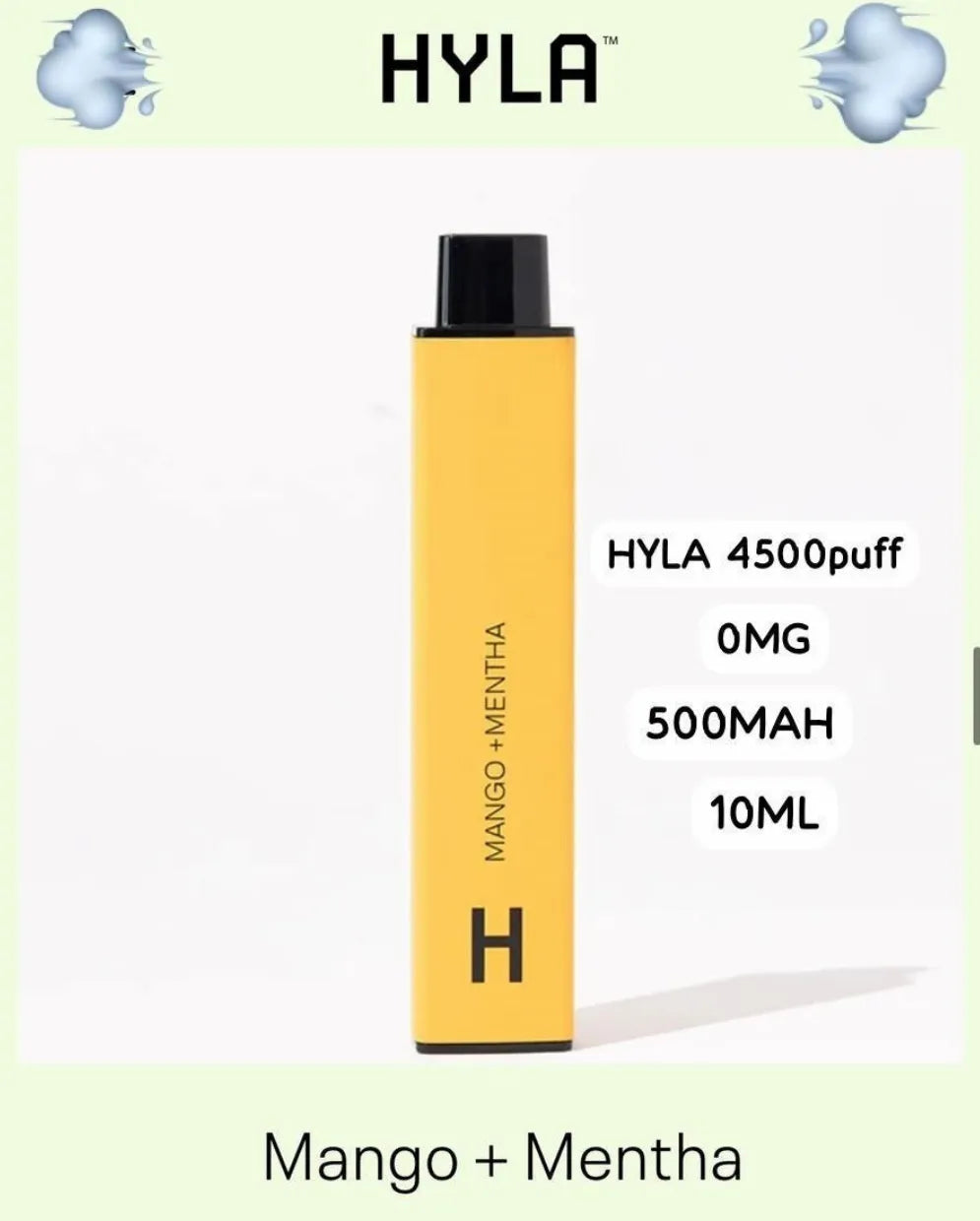 Hyla Dopa 4500 Puffs 0% Nicotine Disposable Vape in Dubai